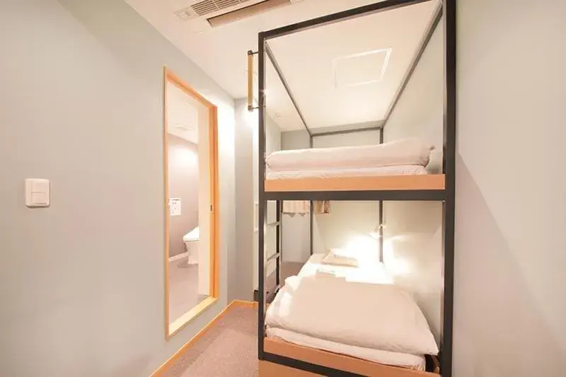 Bunk Bed in R. Star Hostel Kyoto Japan
