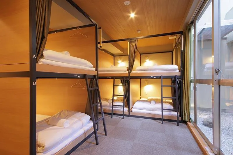 Bed in R Star Hostel Kyoto