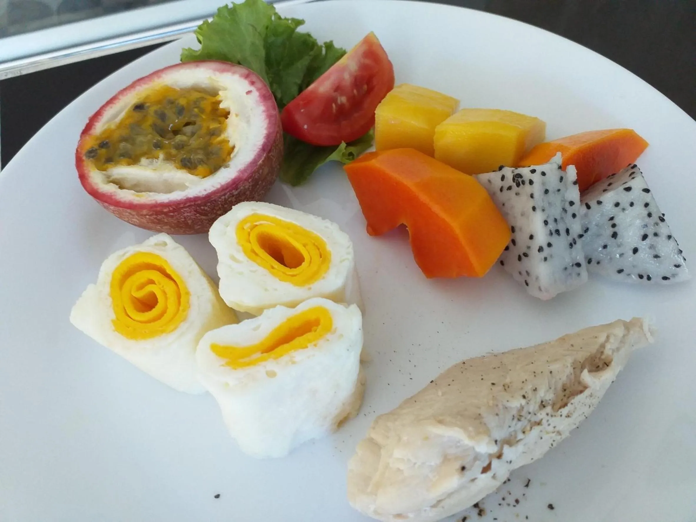 American breakfast in Koh Kood BED's