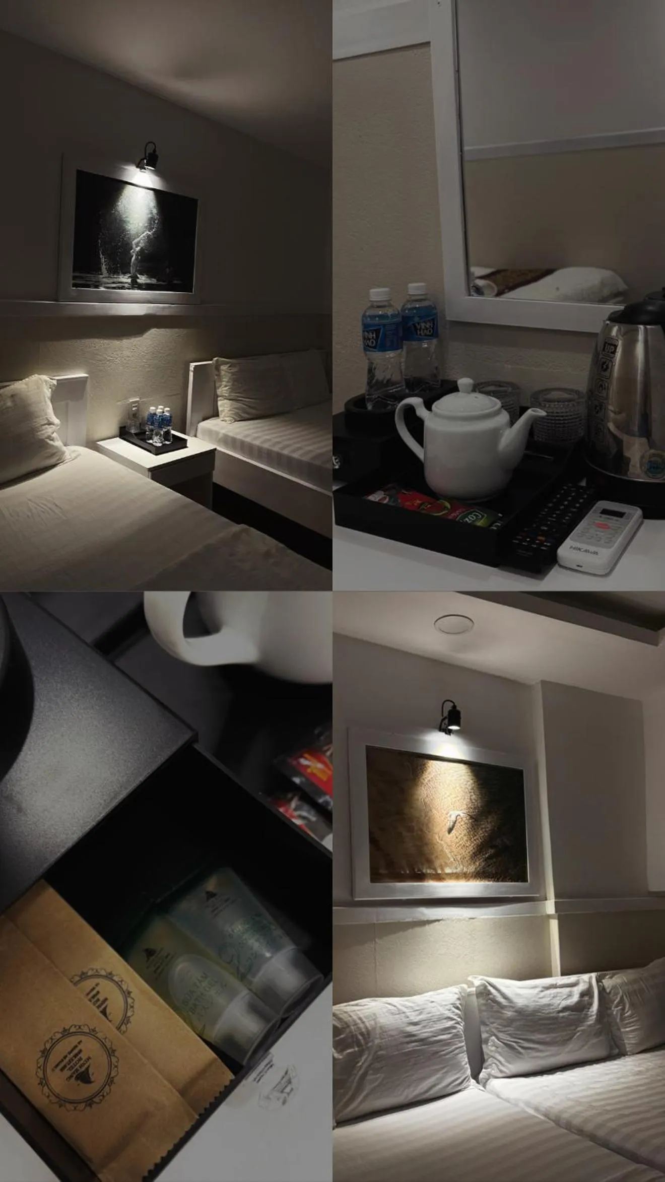 Bed in Hotel Minh Hang