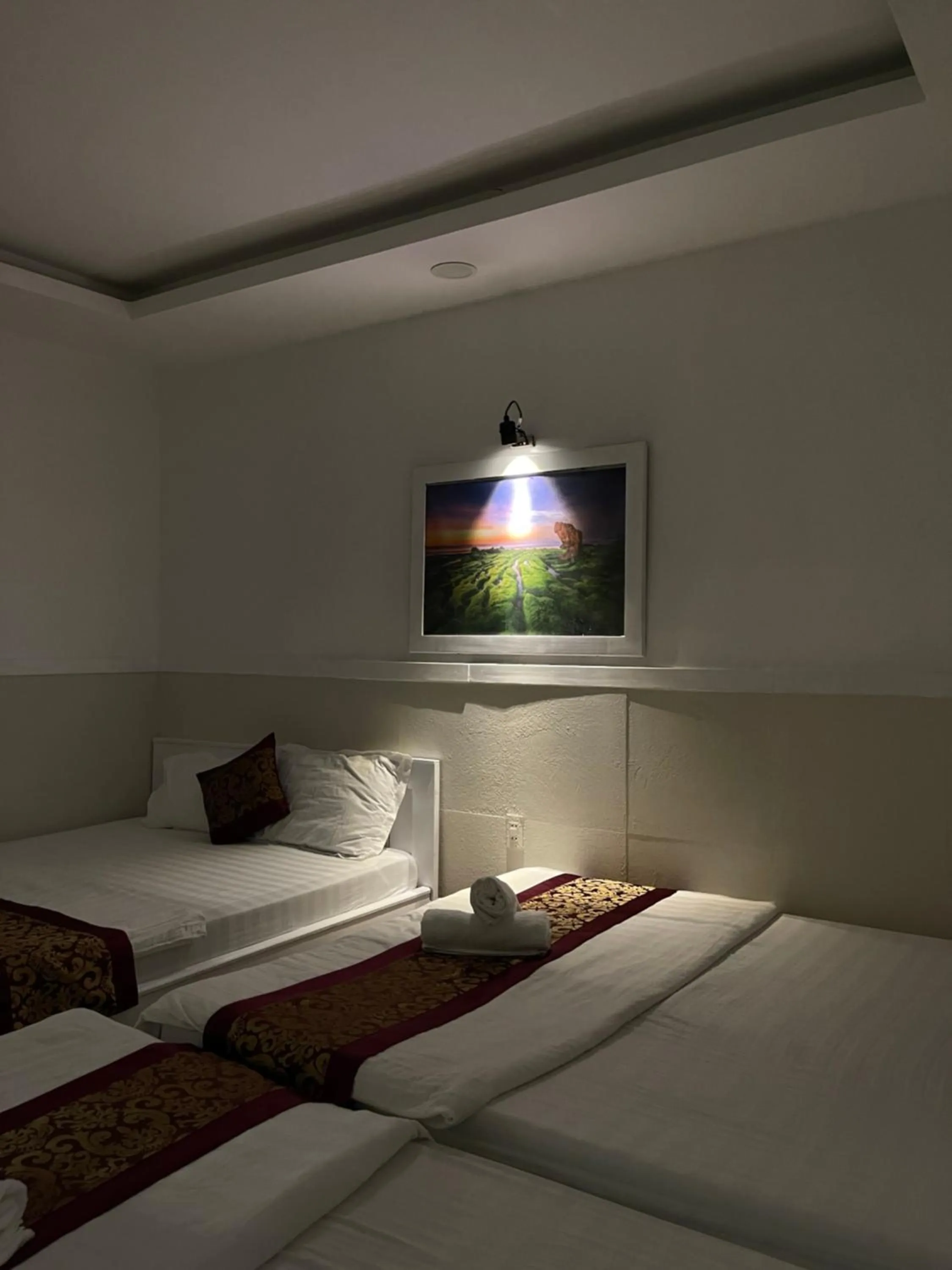 Bed in Hotel Minh Hang