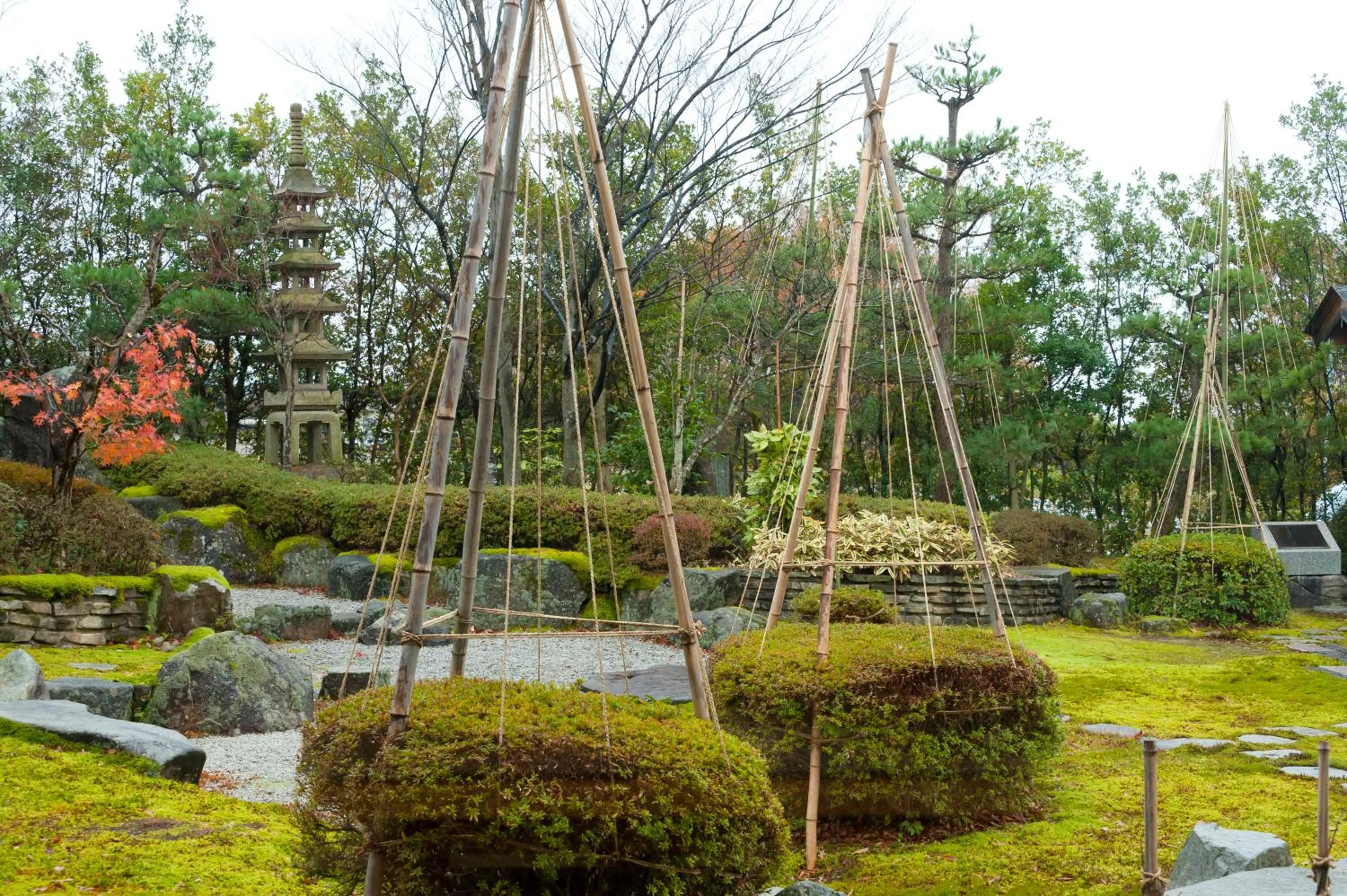 Garden view in Ryotei Manyou