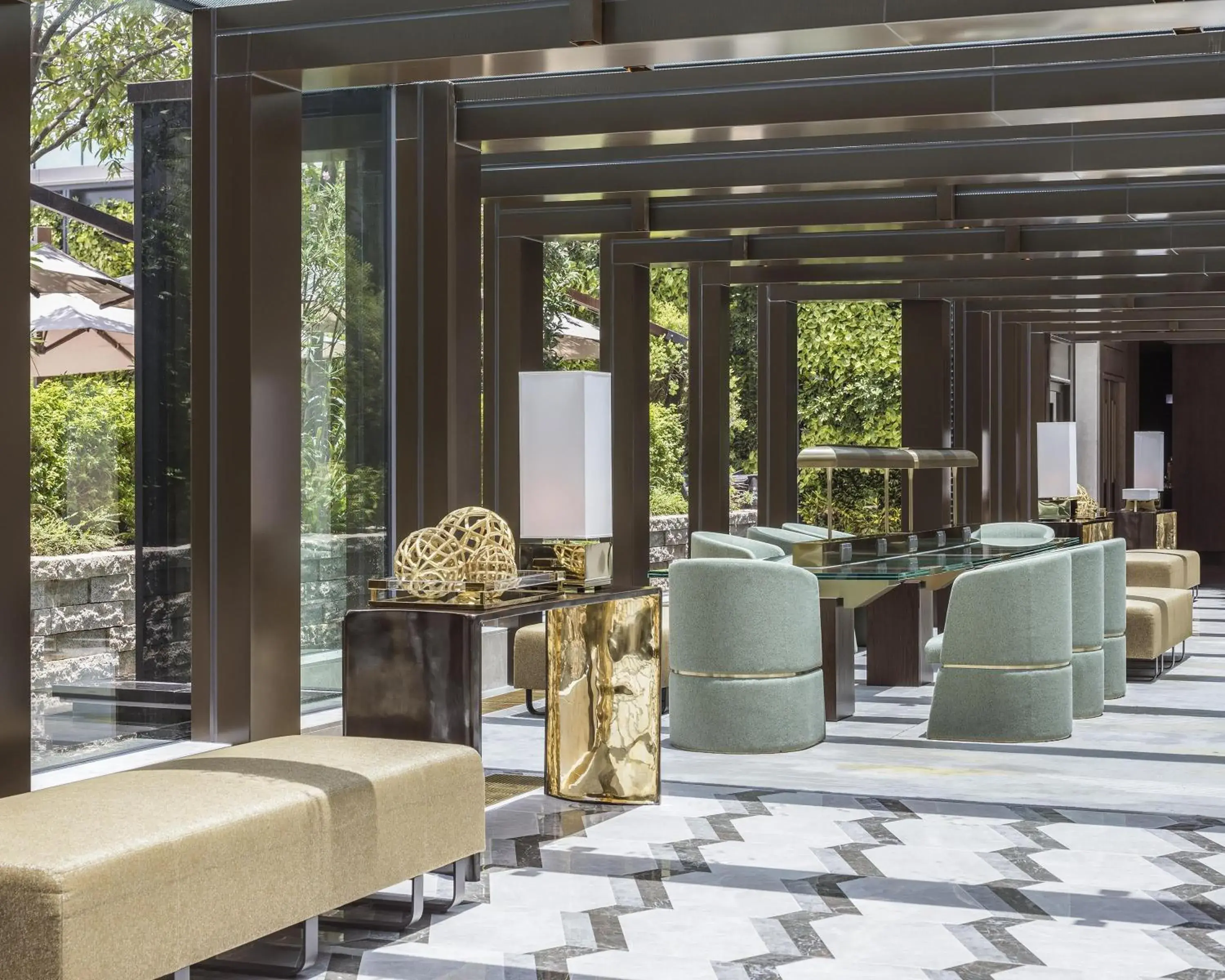 Lobby or reception in Hyatt Centric Victoria Harbour Lobby or reception in Hyatt Centric Victoria Harbour