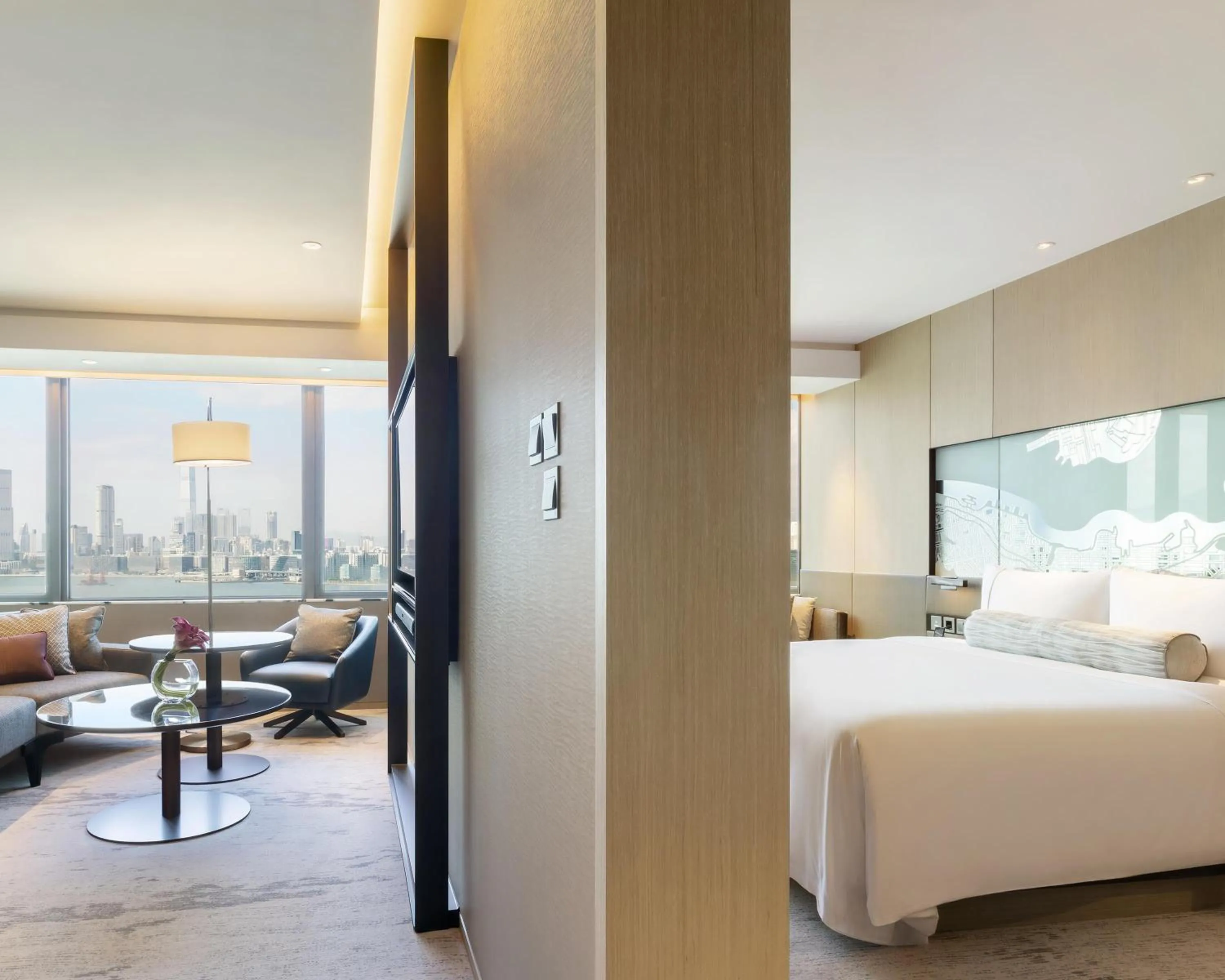 Photo of the whole room, Bed in Hyatt Centric Victoria Harbour