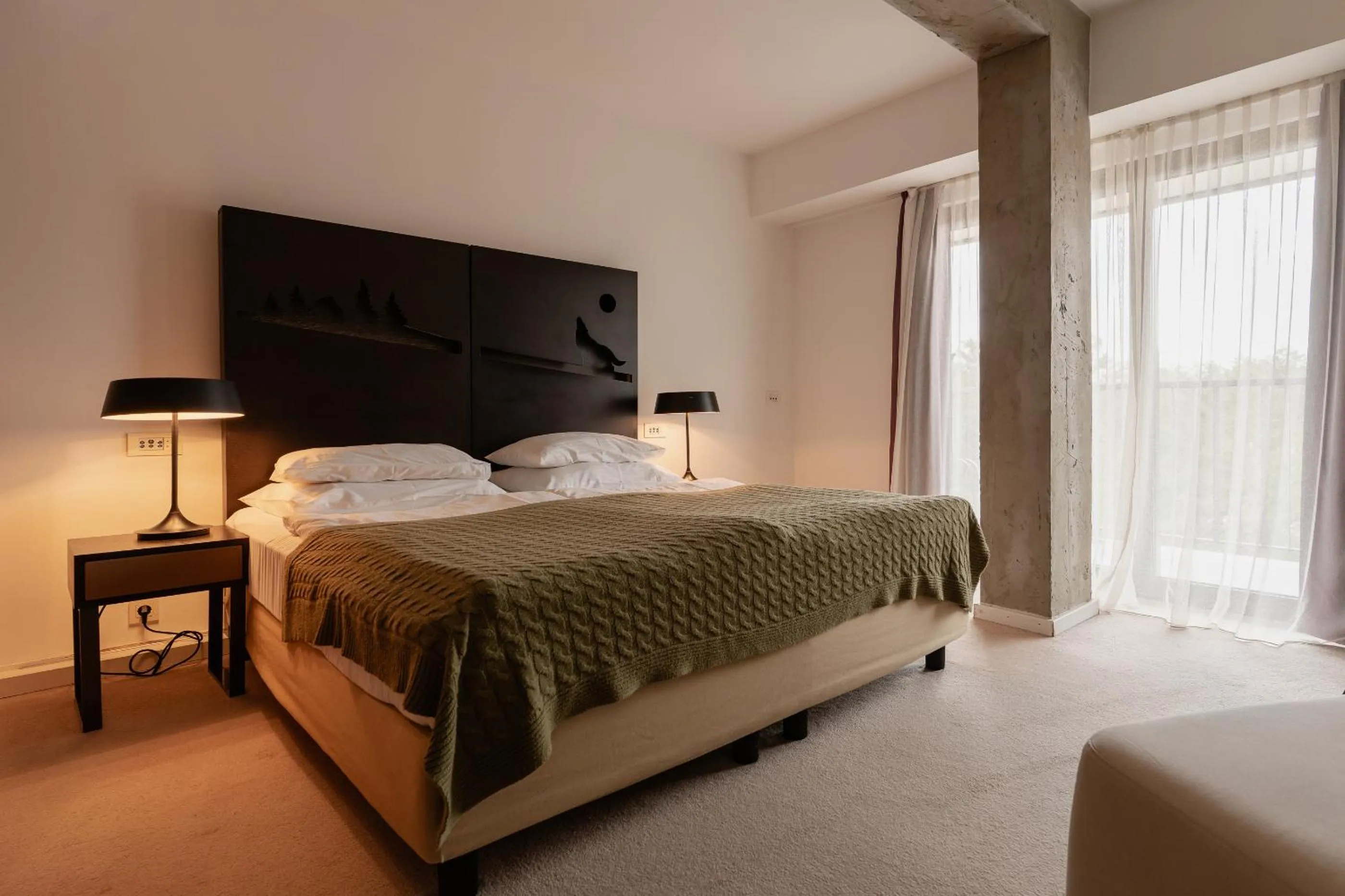 Bed in Hotel Palisad