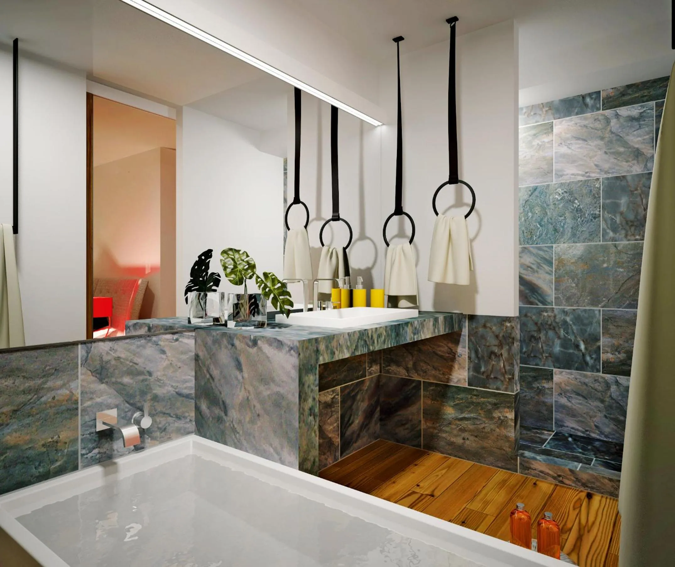 Bathroom in Hotel Palisad