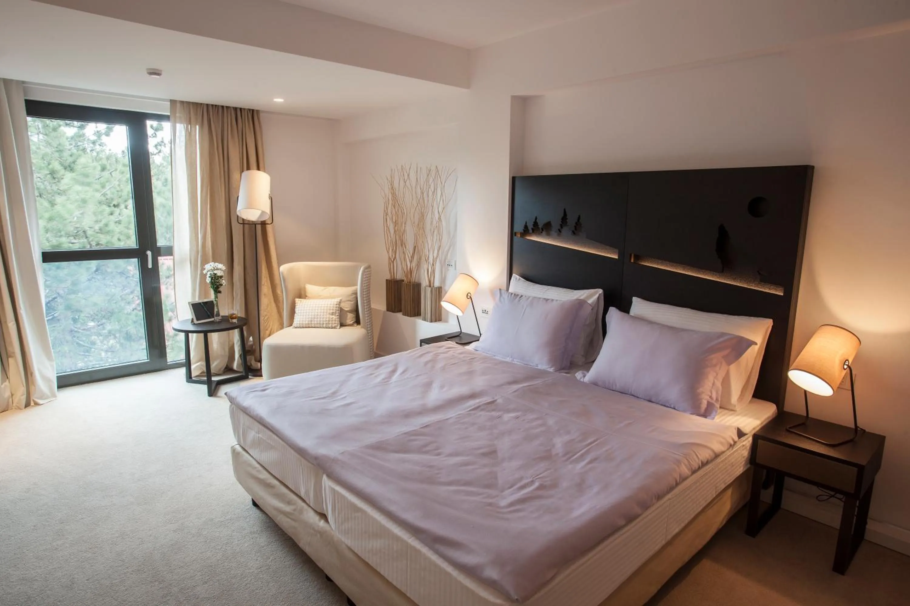 Bed in Hotel Palisad