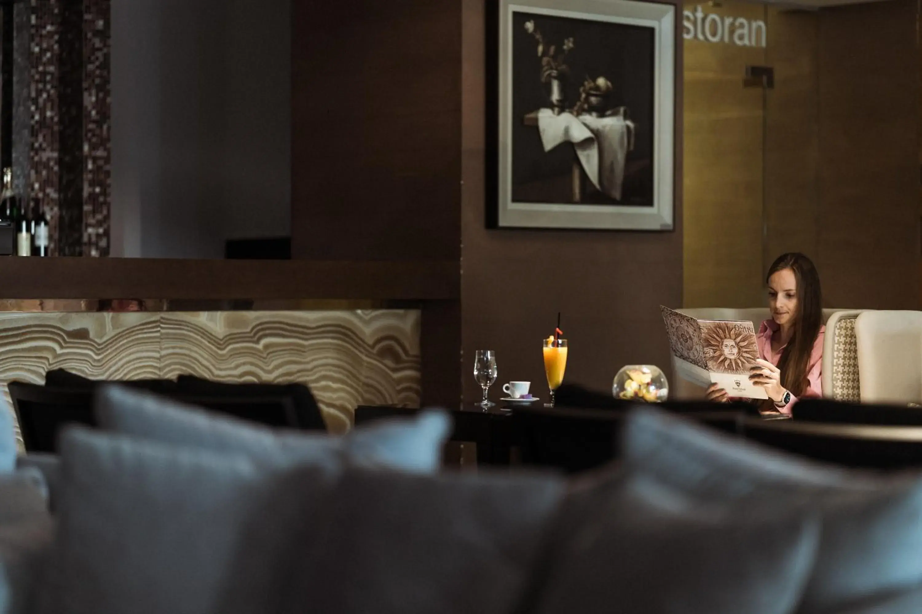 Lobby or reception in Hotel Palisad Lobby or reception in Hotel Palisad