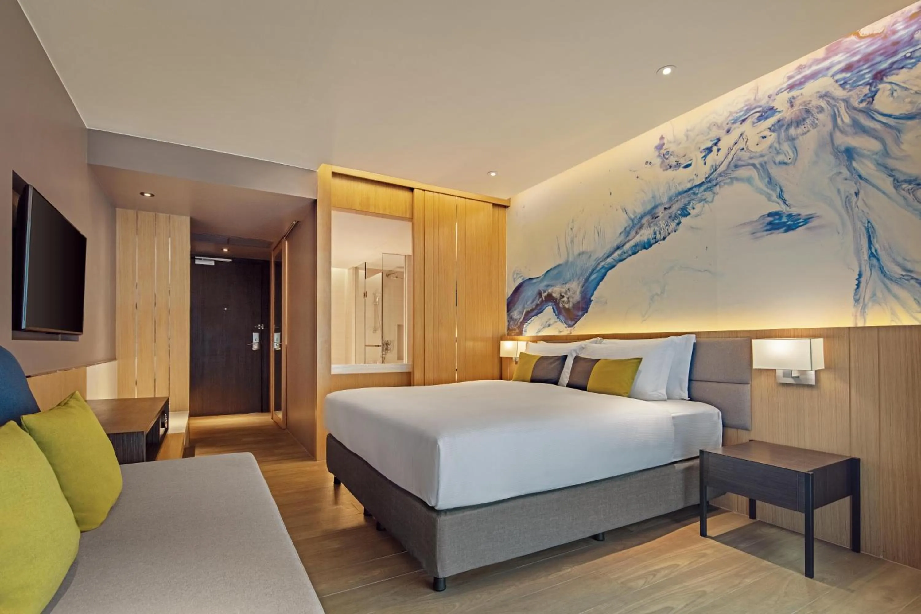 Bed in DoubleTree by Hilton Phuket Banthai Resort