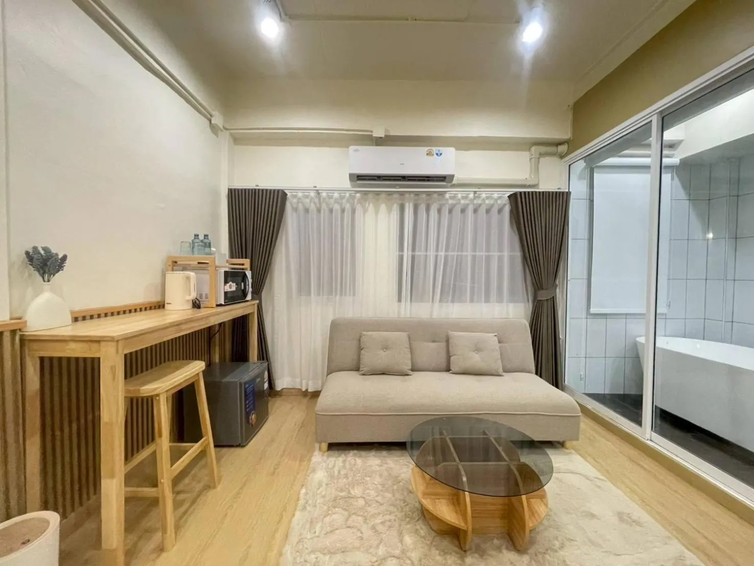 Living room in Shade House - Phuket Downtown