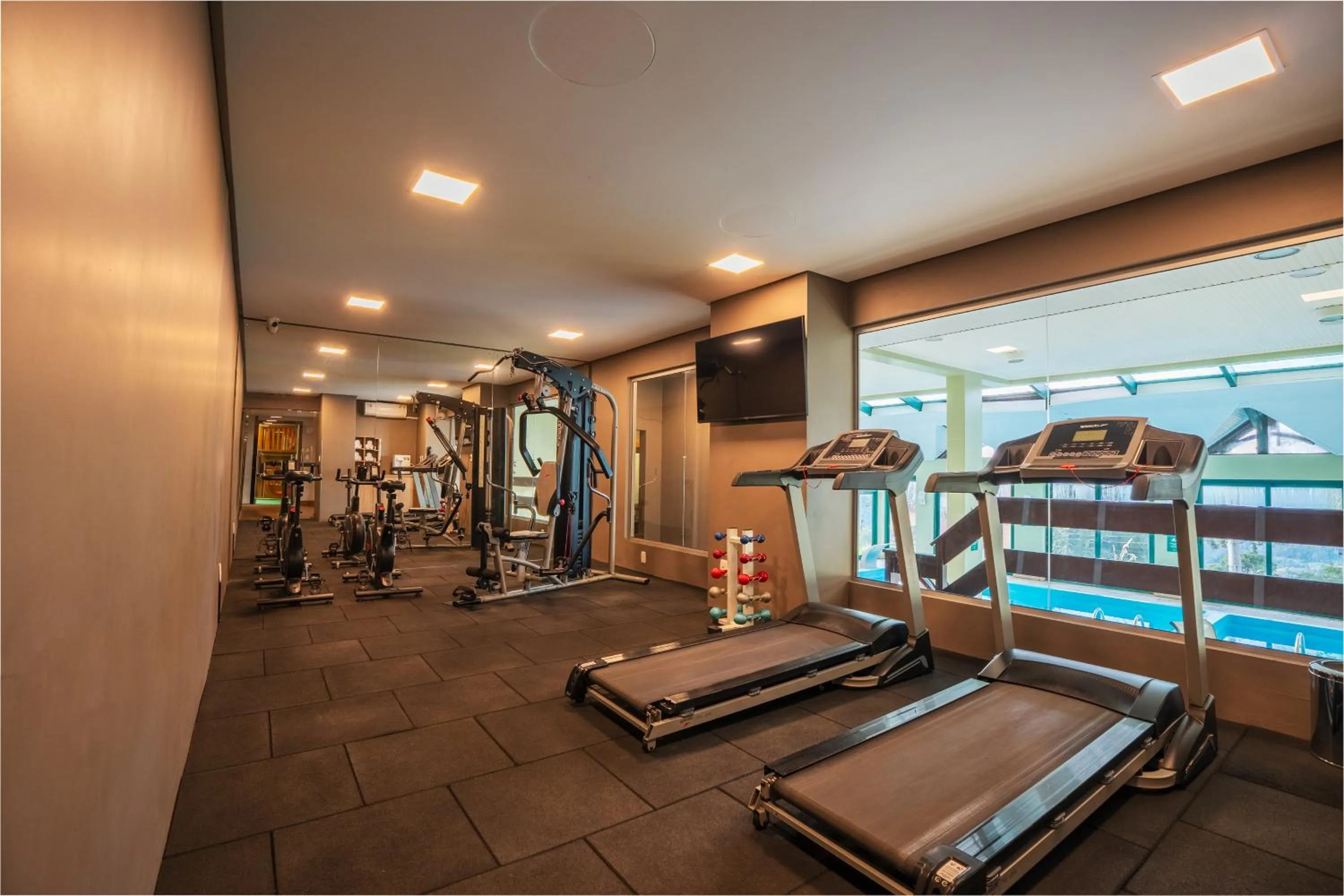 Fitness centre/facilities in Hotel Laghetto Toscana