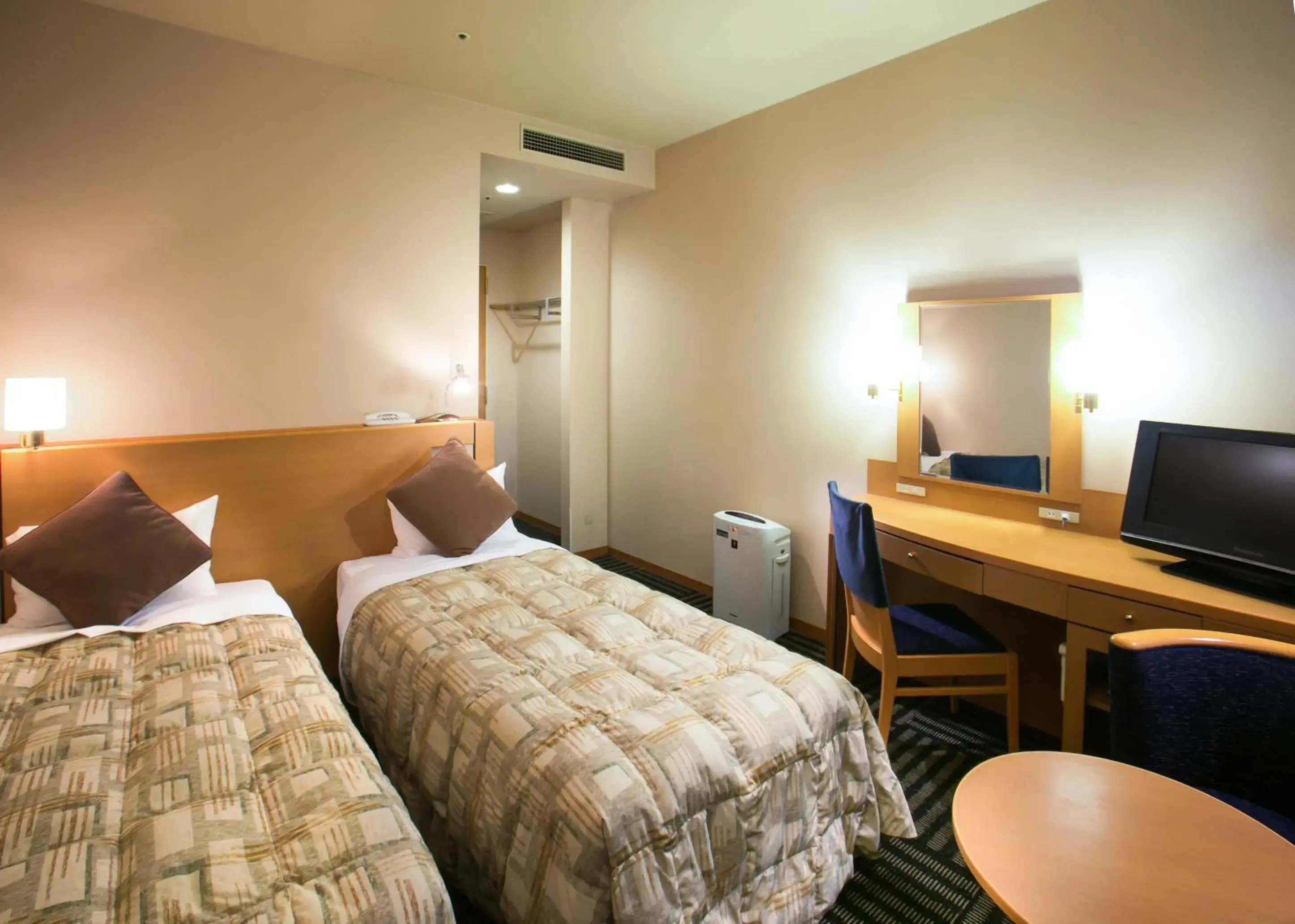 Photo of the whole room, Bed in Yamagata Eki Nishiguchi Washington Hotel Photo of the whole room, Bed in Yamagata Eki Nishiguchi Washington Hotel