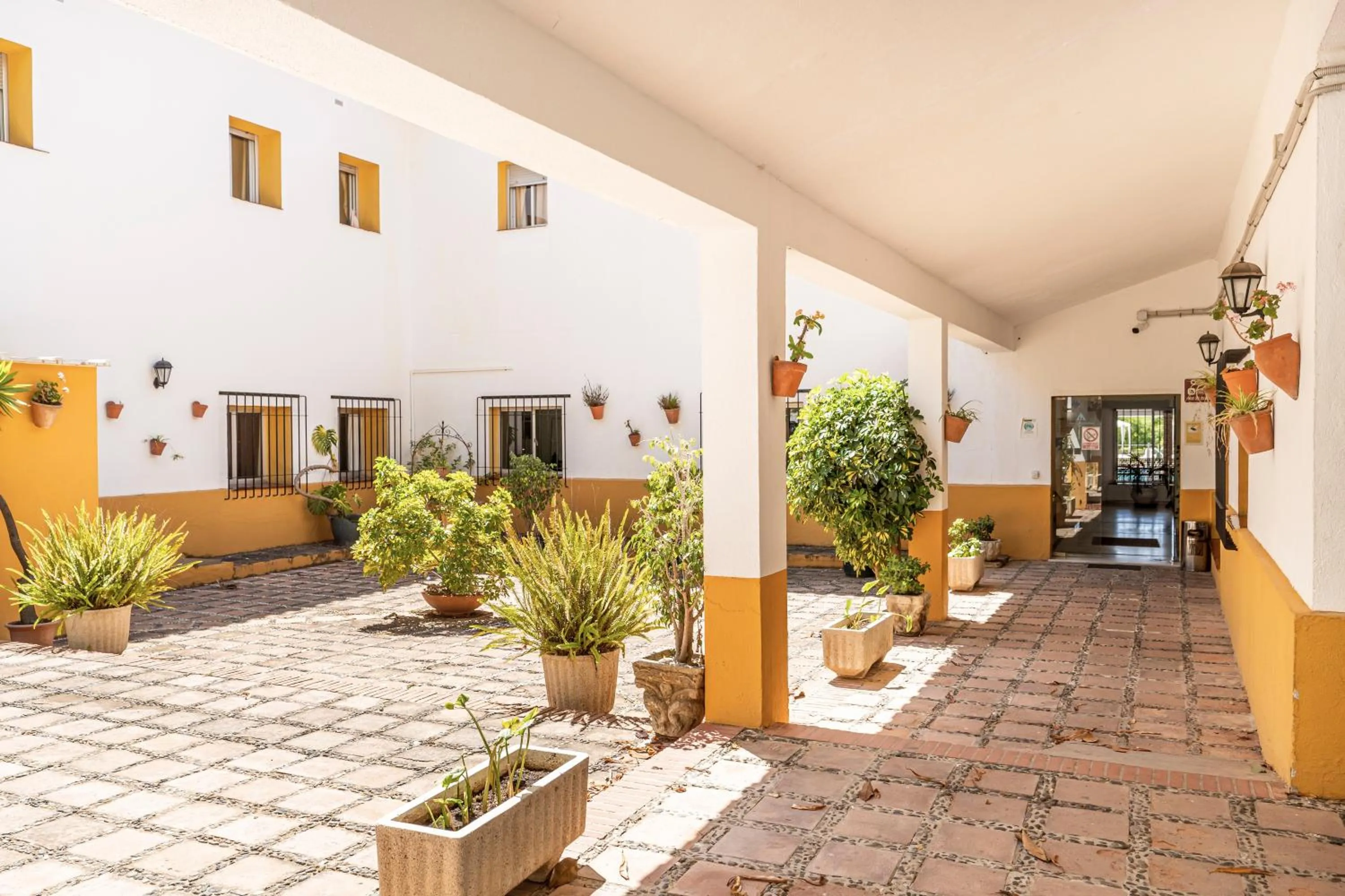 Patio in Albergue Inturjoven Marbella