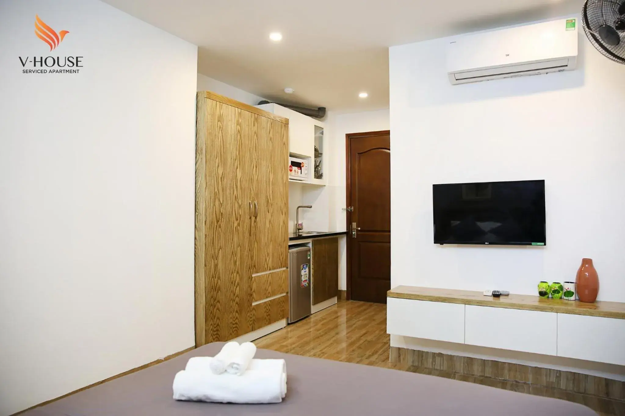 Bed in V House 5 Serviced Apartment Bed in V House 5 Serviced Apartment