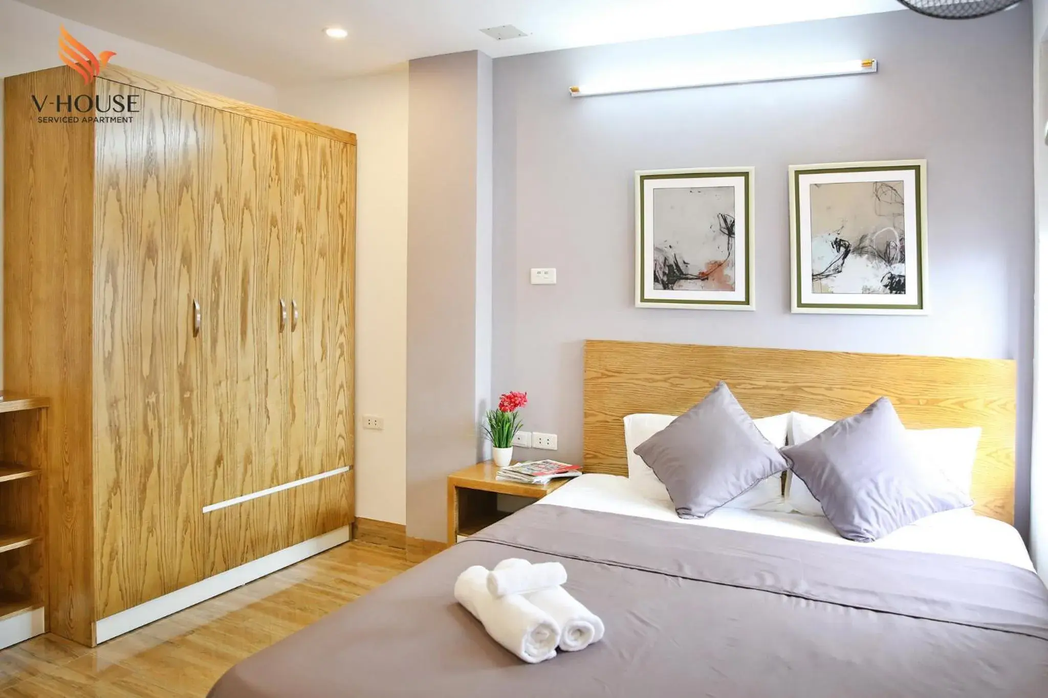 Bed in V House 5 Serviced Apartment Bed in V House 5 Serviced Apartment