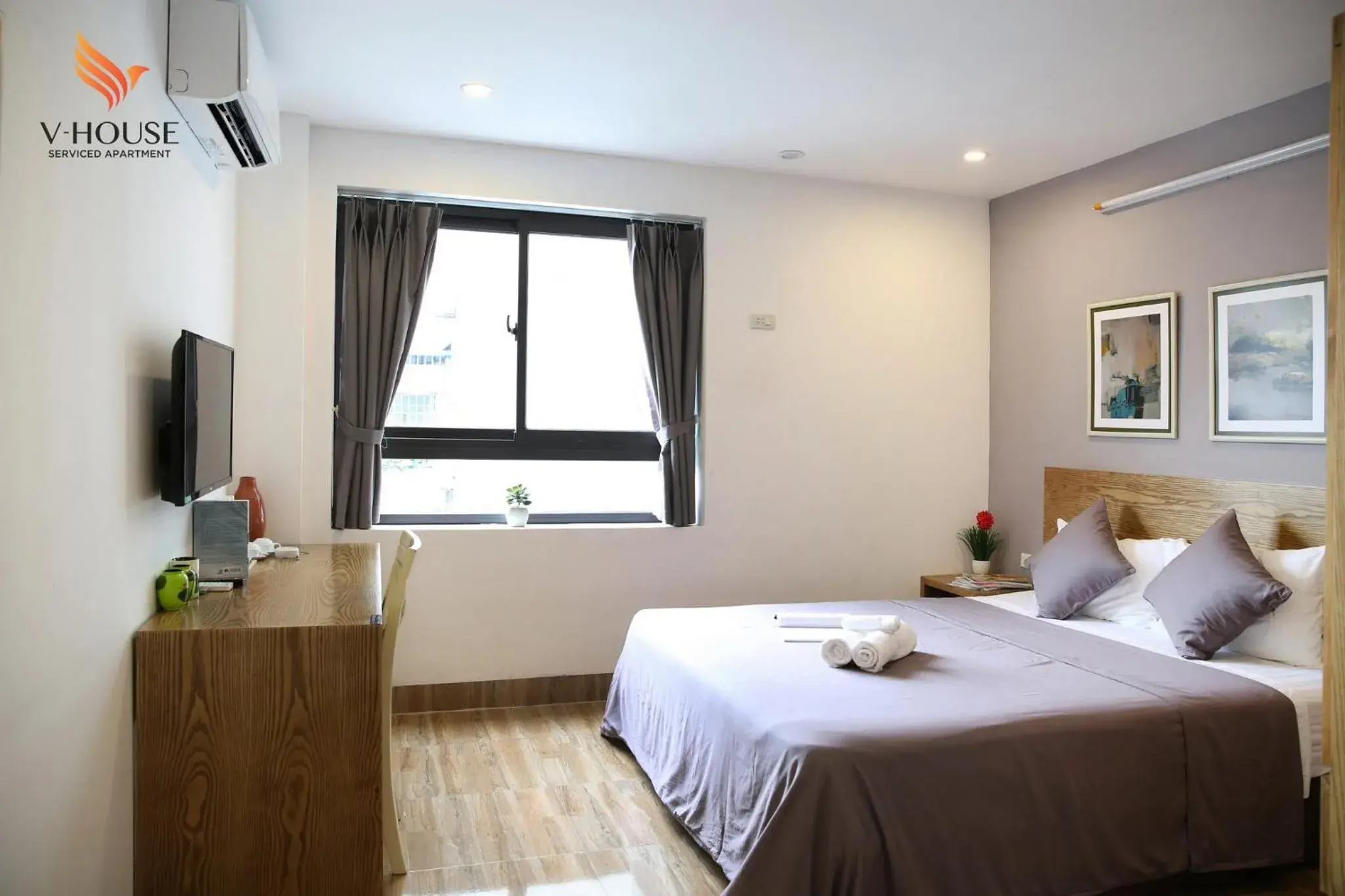 Bed in V House 5 Serviced Apartment Bed in V House 5 Serviced Apartment