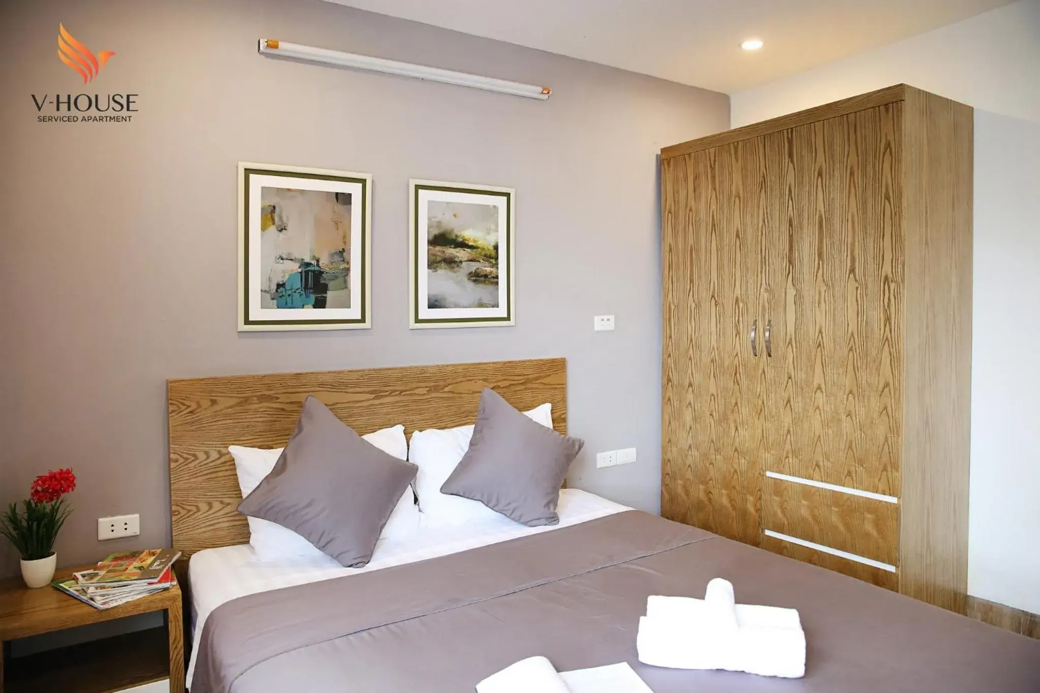 Bed in V House 5 Serviced Apartment Bed in V House 5 Serviced Apartment