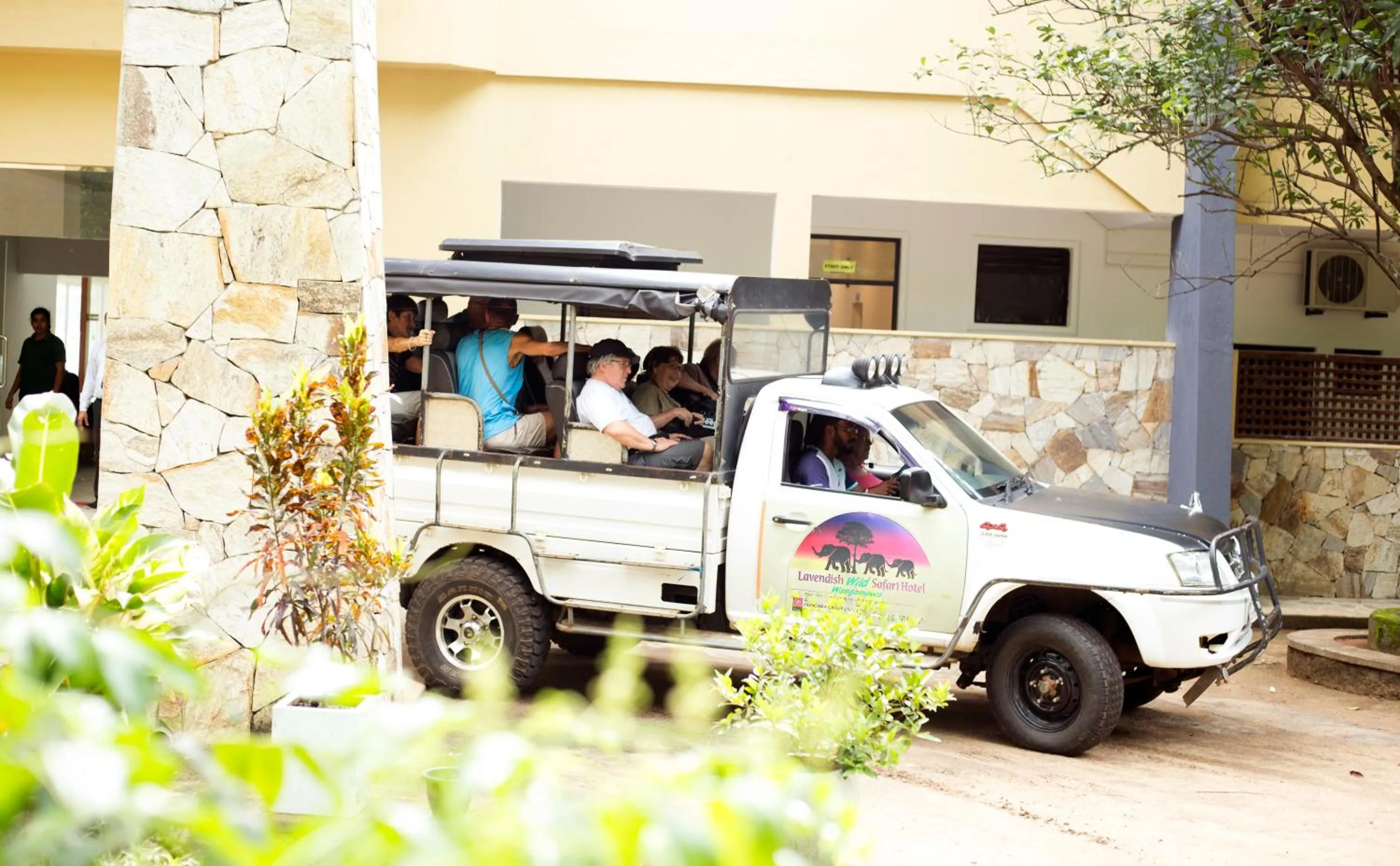 People in Lavendish Wild Safari