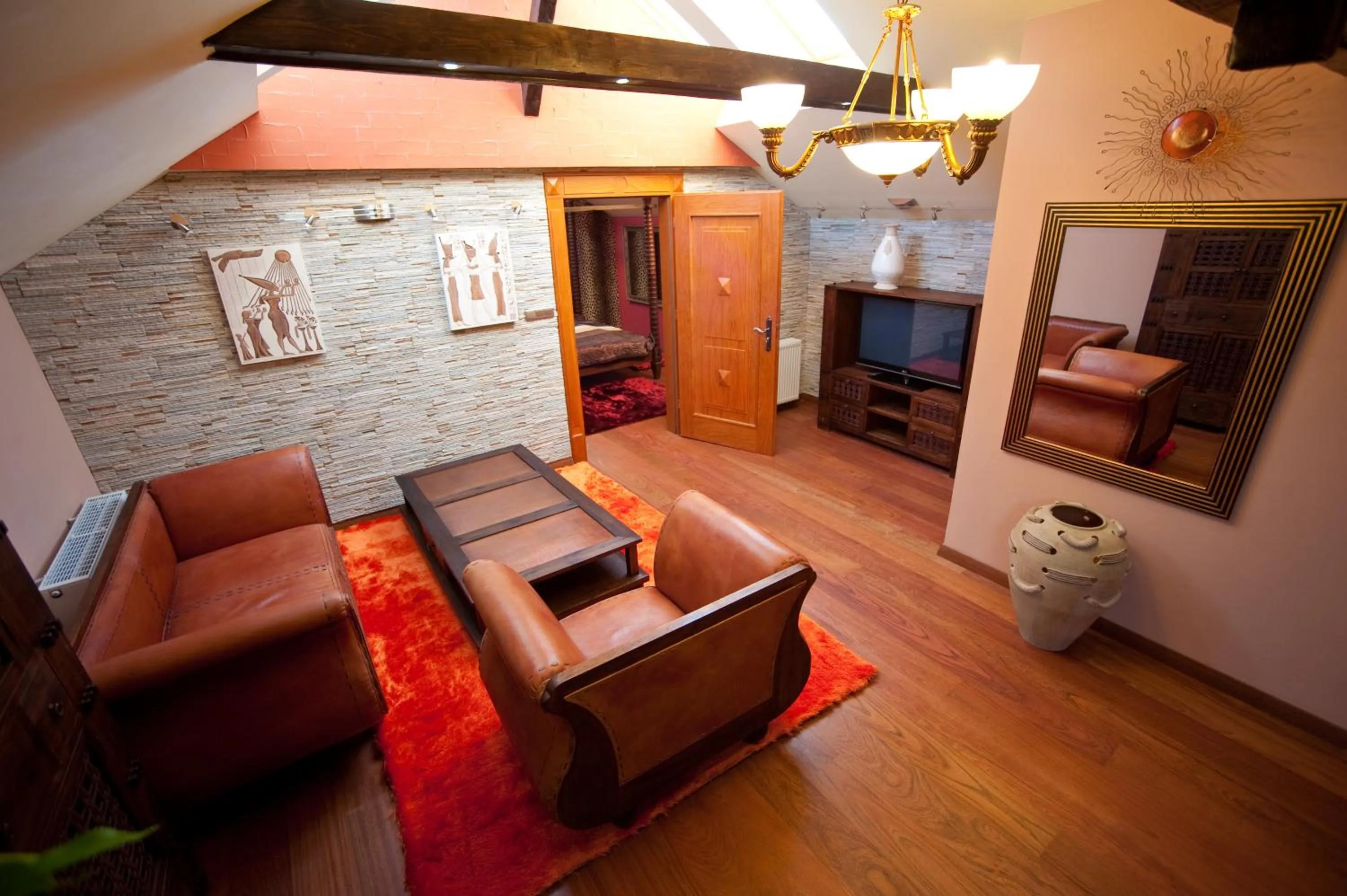 Living room in Pałac Saturna