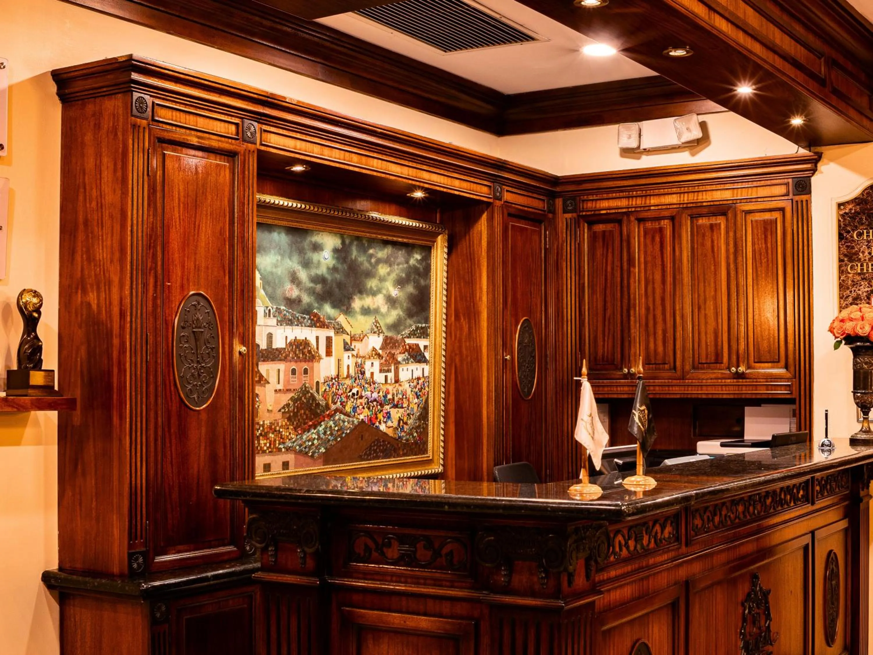 Lobby or reception in Plaza Grande Hotel