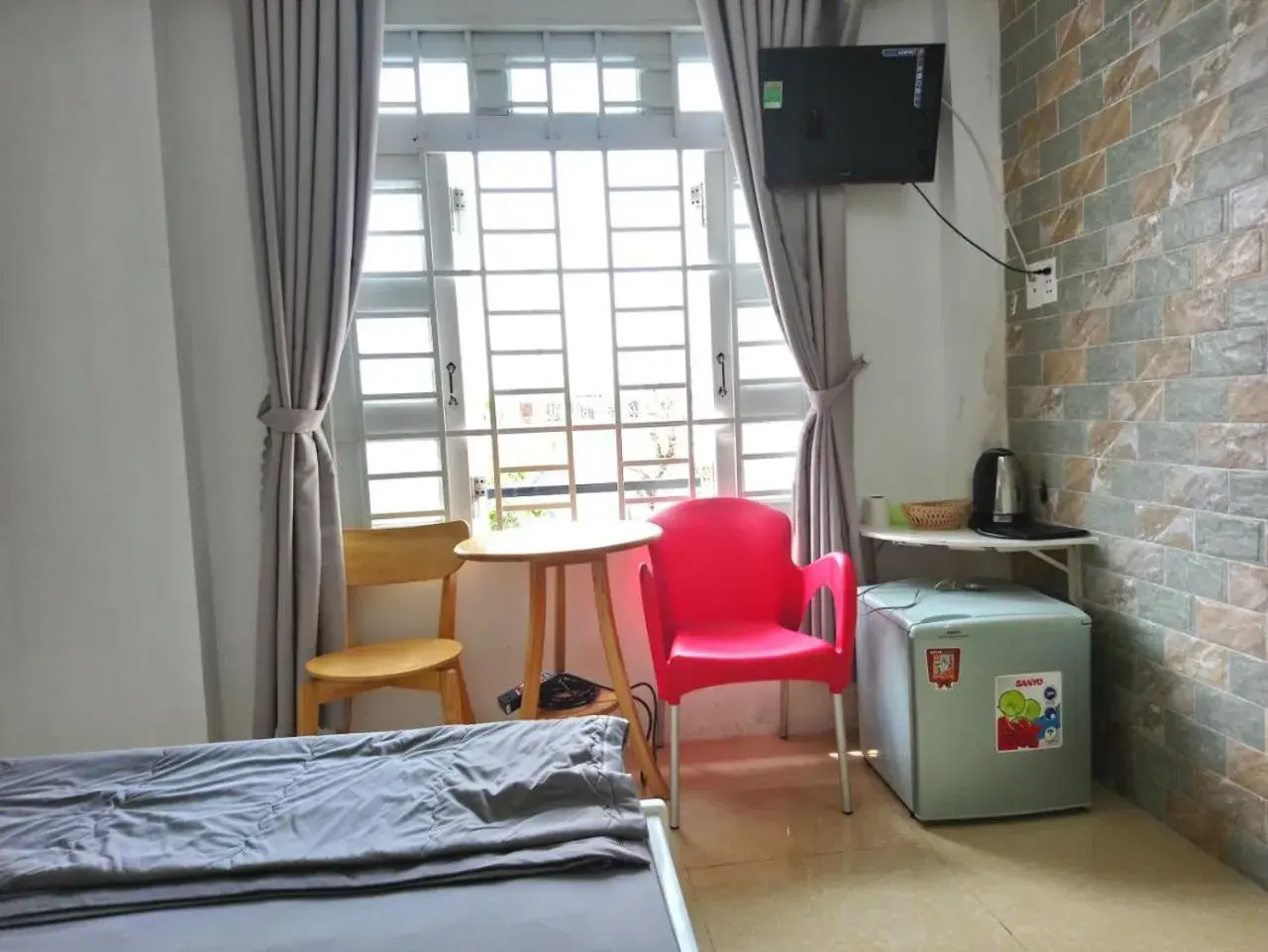 Bed in Lan Thai Ngoc Hotel Bed in Lan Thai Ngoc Hotel