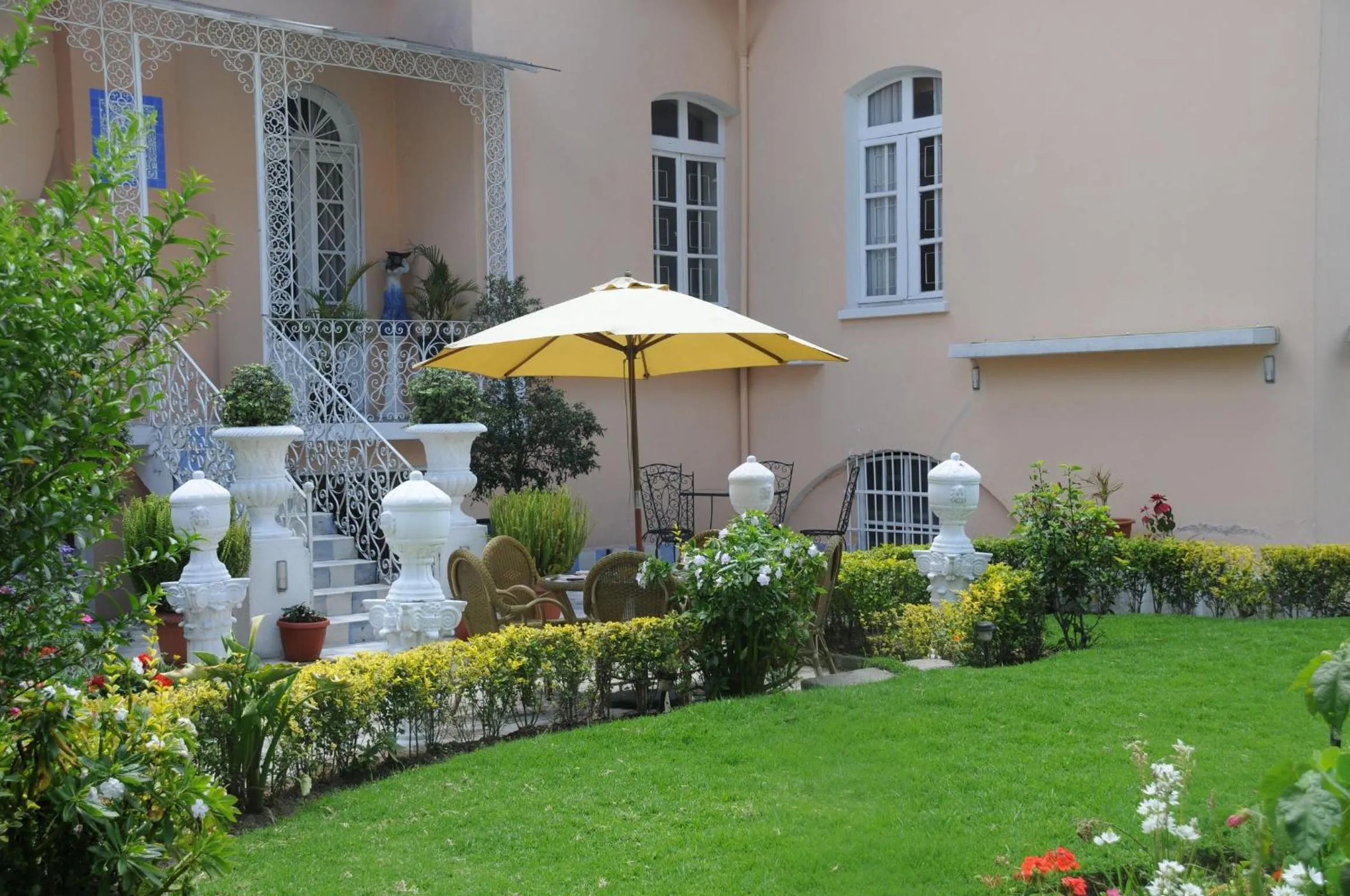 Garden in Boutique Hotel Mansion del Angel