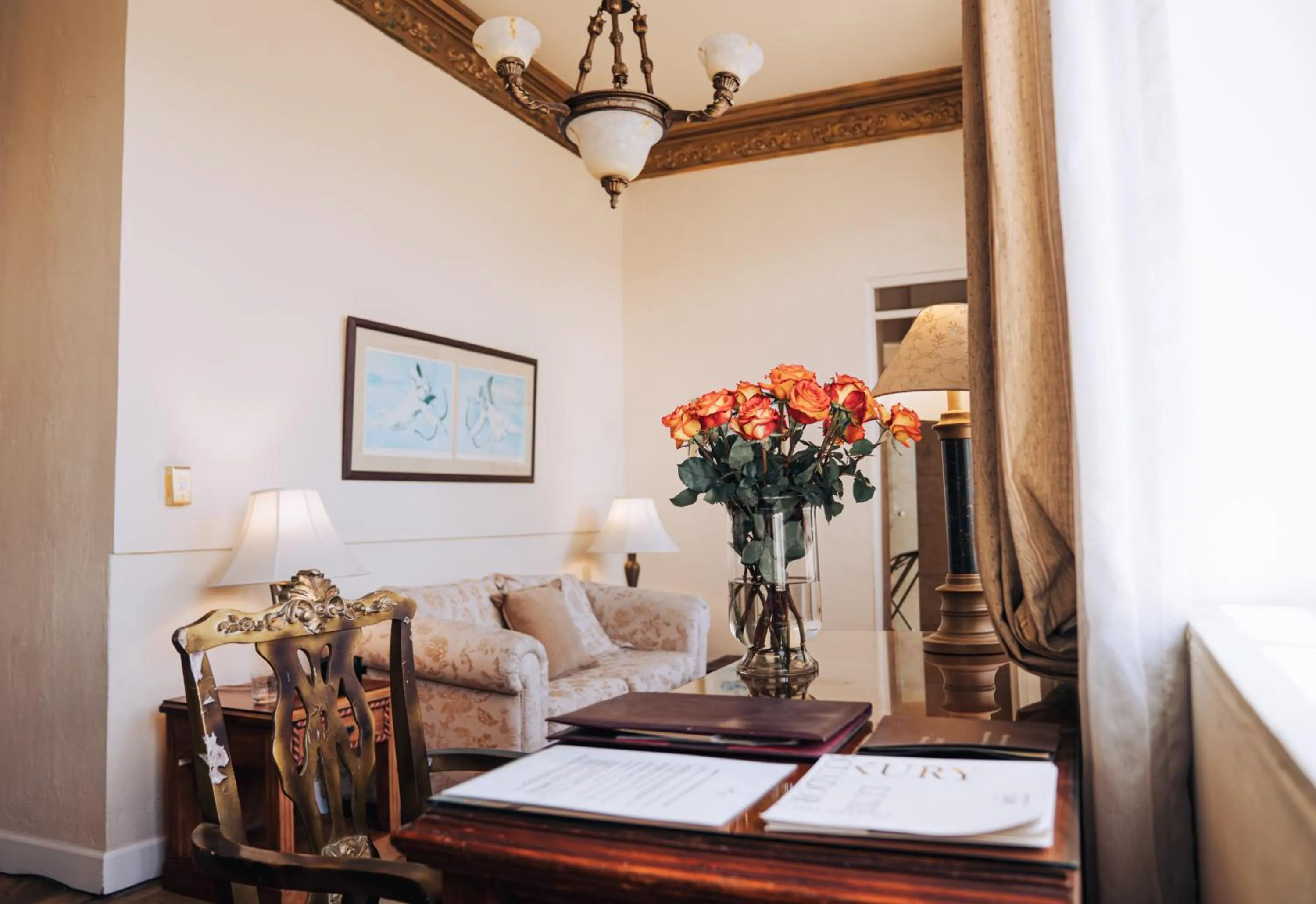 Living room in Boutique Hotel Mansion del Angel