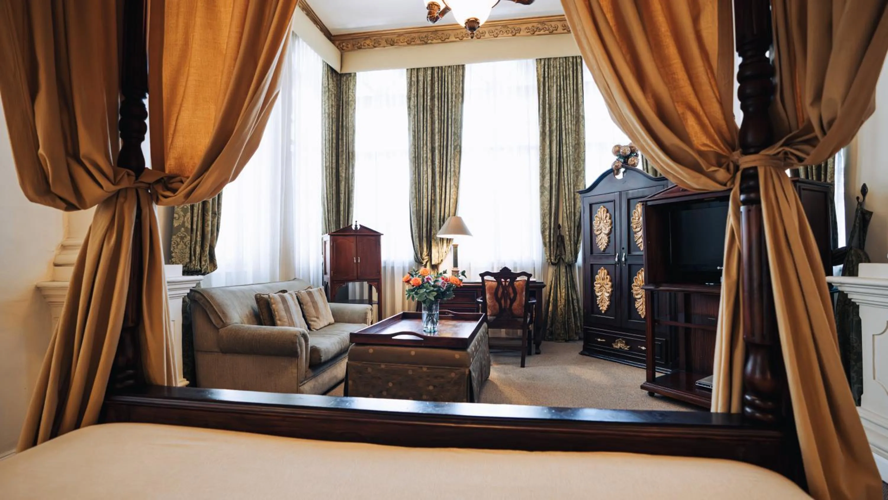 Seating area in Boutique Hotel Mansion del Angel