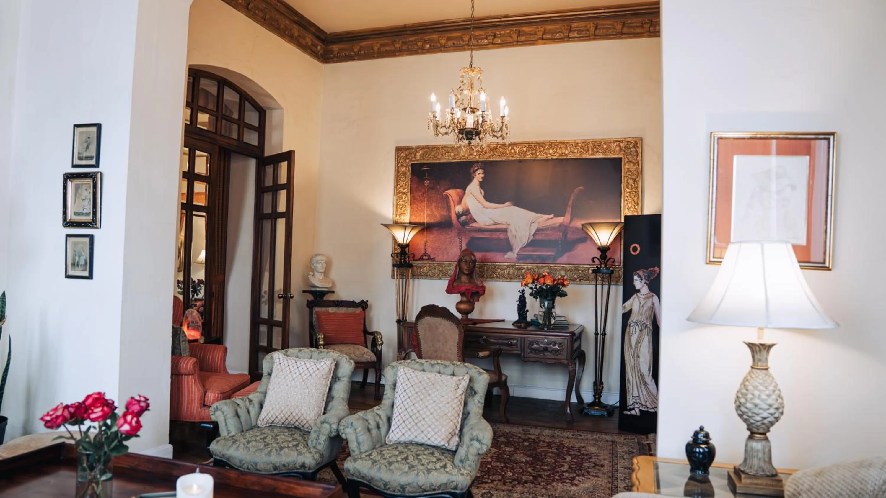 Living room in Boutique Hotel Mansion del Angel