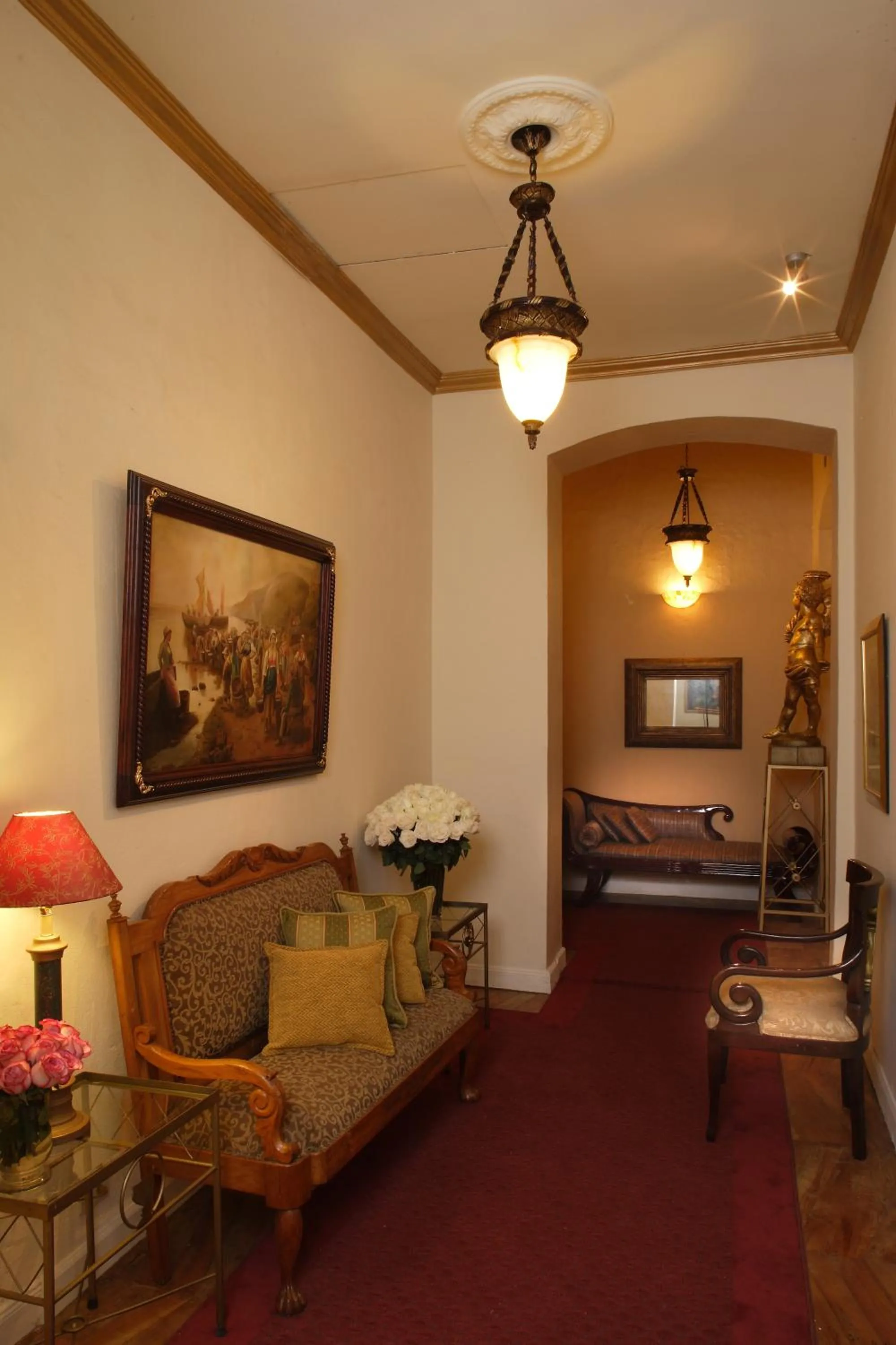 Decorative detail, Bed in Boutique Hotel Mansion del Angel