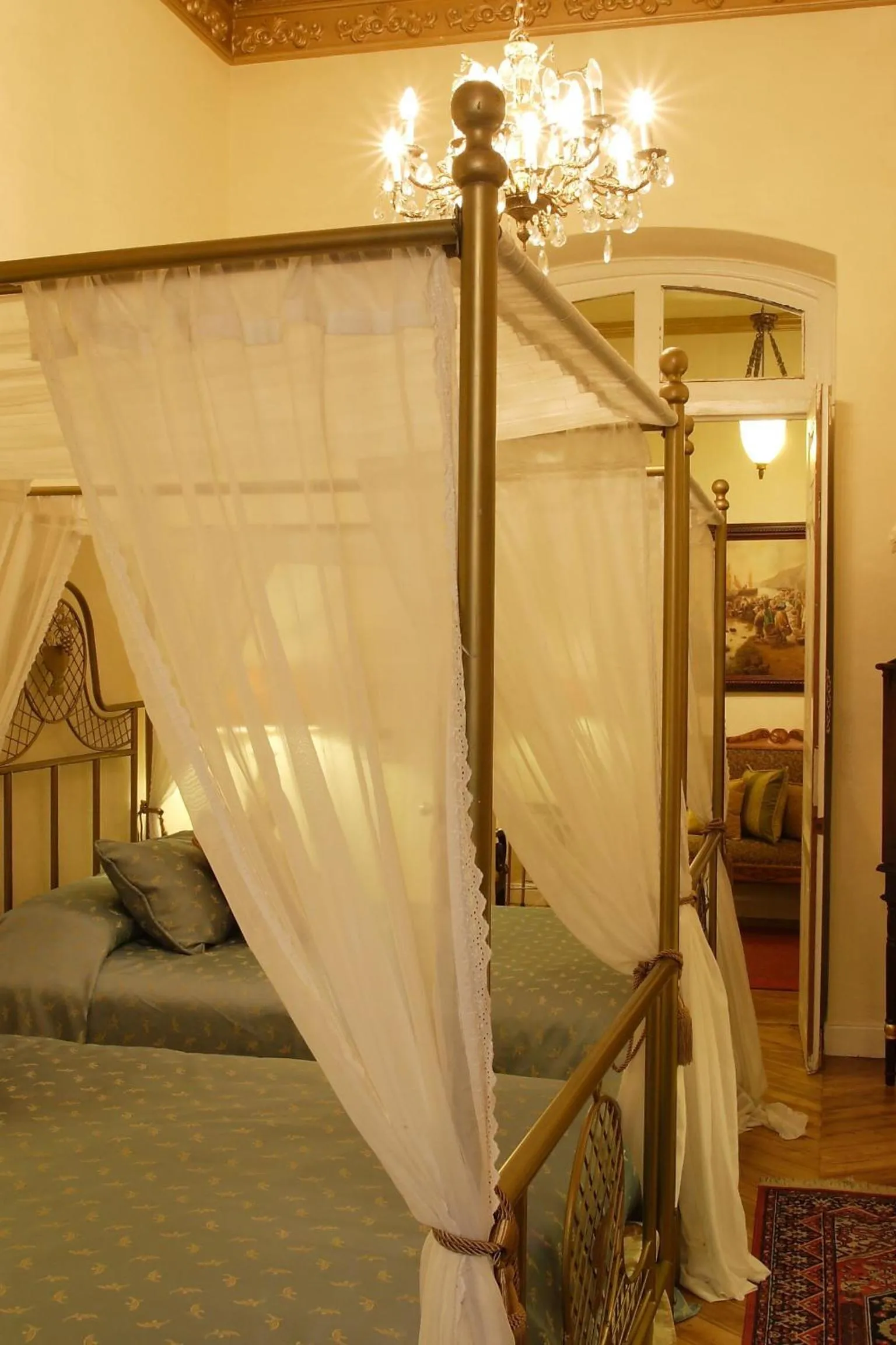 Bed in Boutique Hotel Mansion del Angel