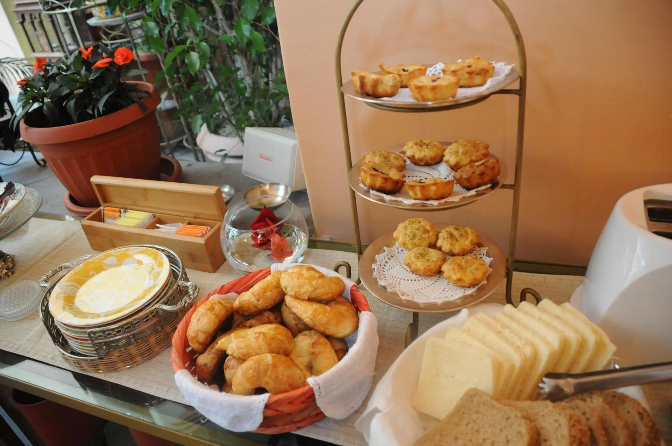 Buffet breakfast in Boutique Hotel Mansion del Angel