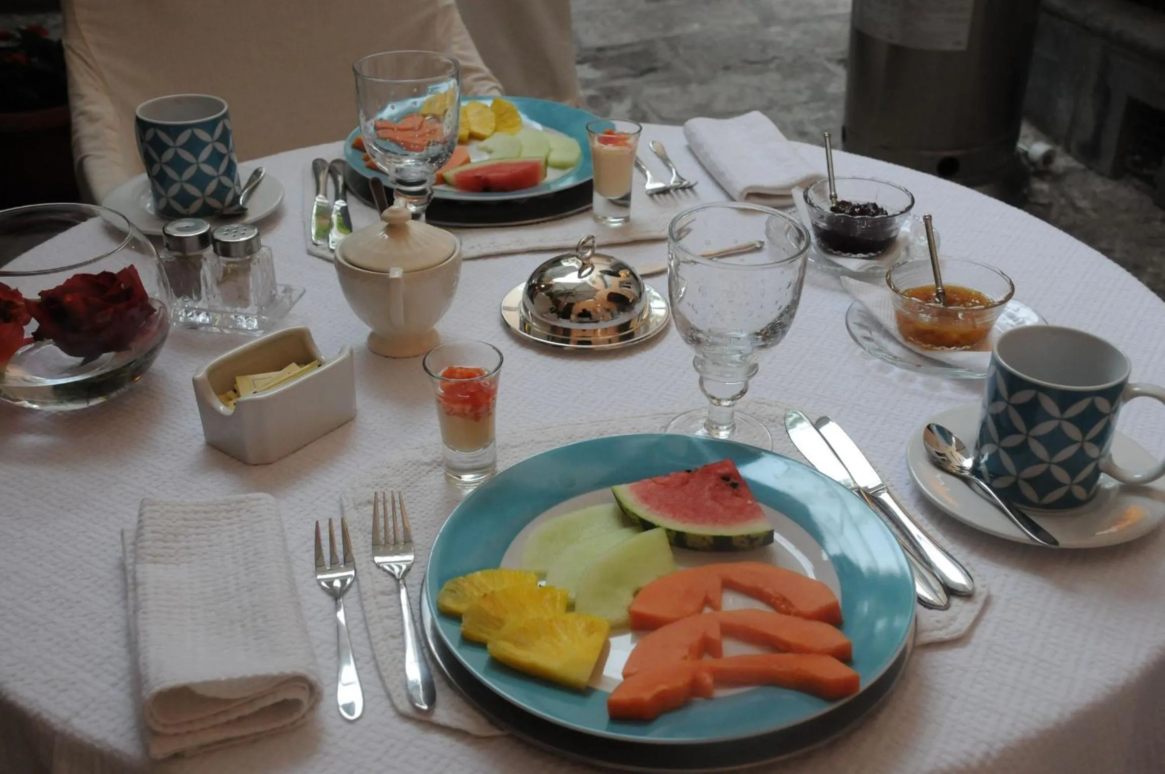 Food in Boutique Hotel Mansion del Angel