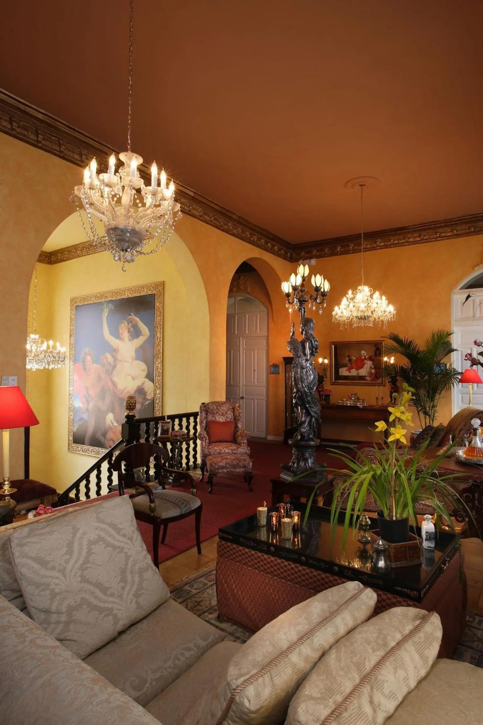 Seating area in Boutique Hotel Mansion del Angel