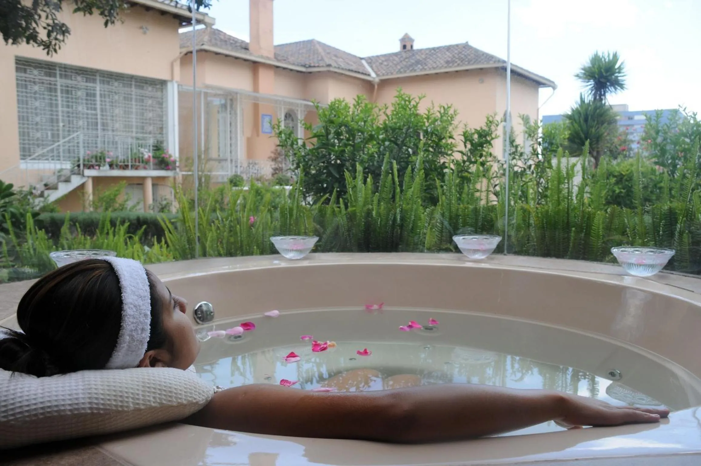 Hot Tub in Boutique Hotel Mansion del Angel