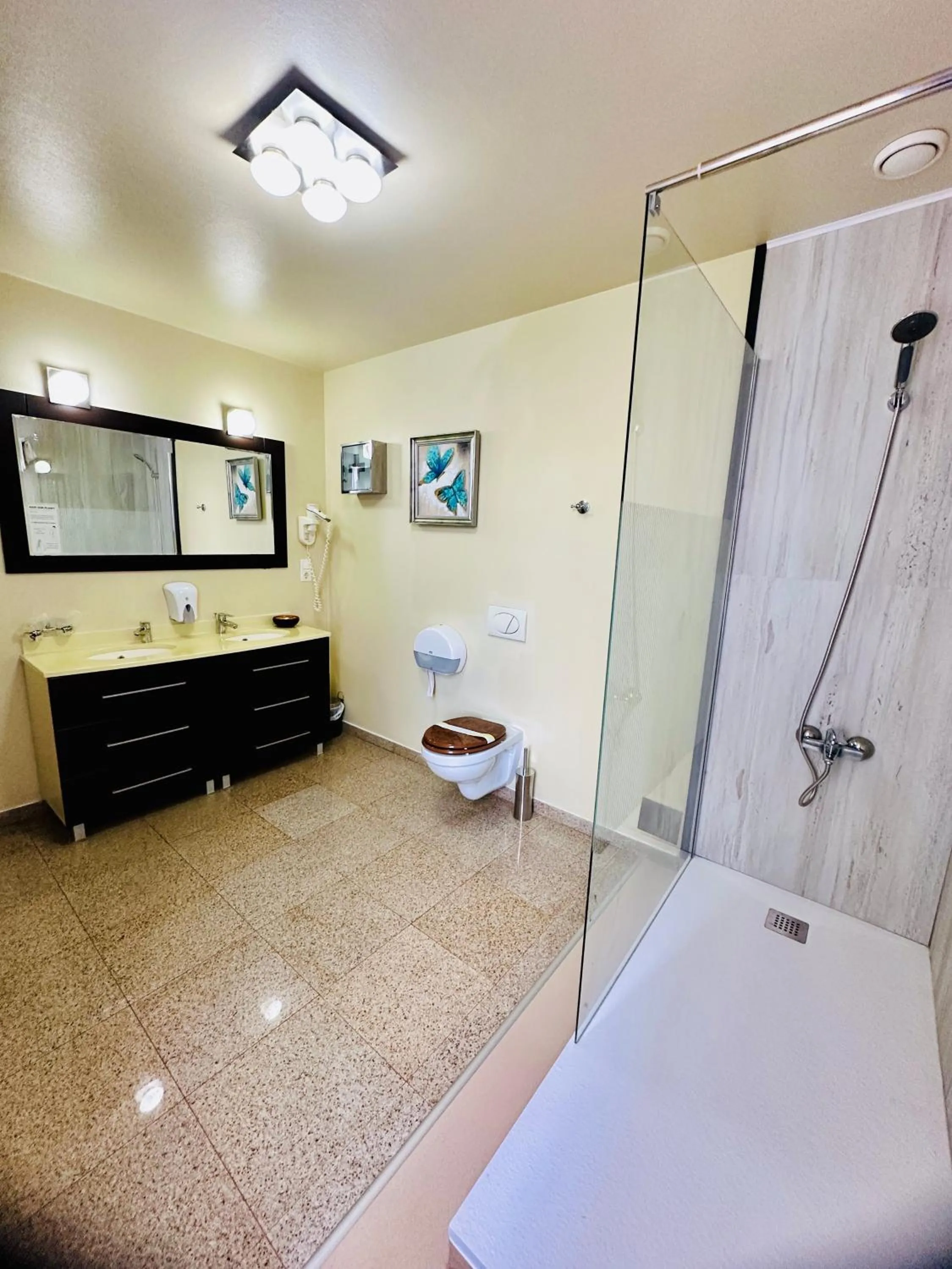 Shower in Villa & Restaurant Levoslav House