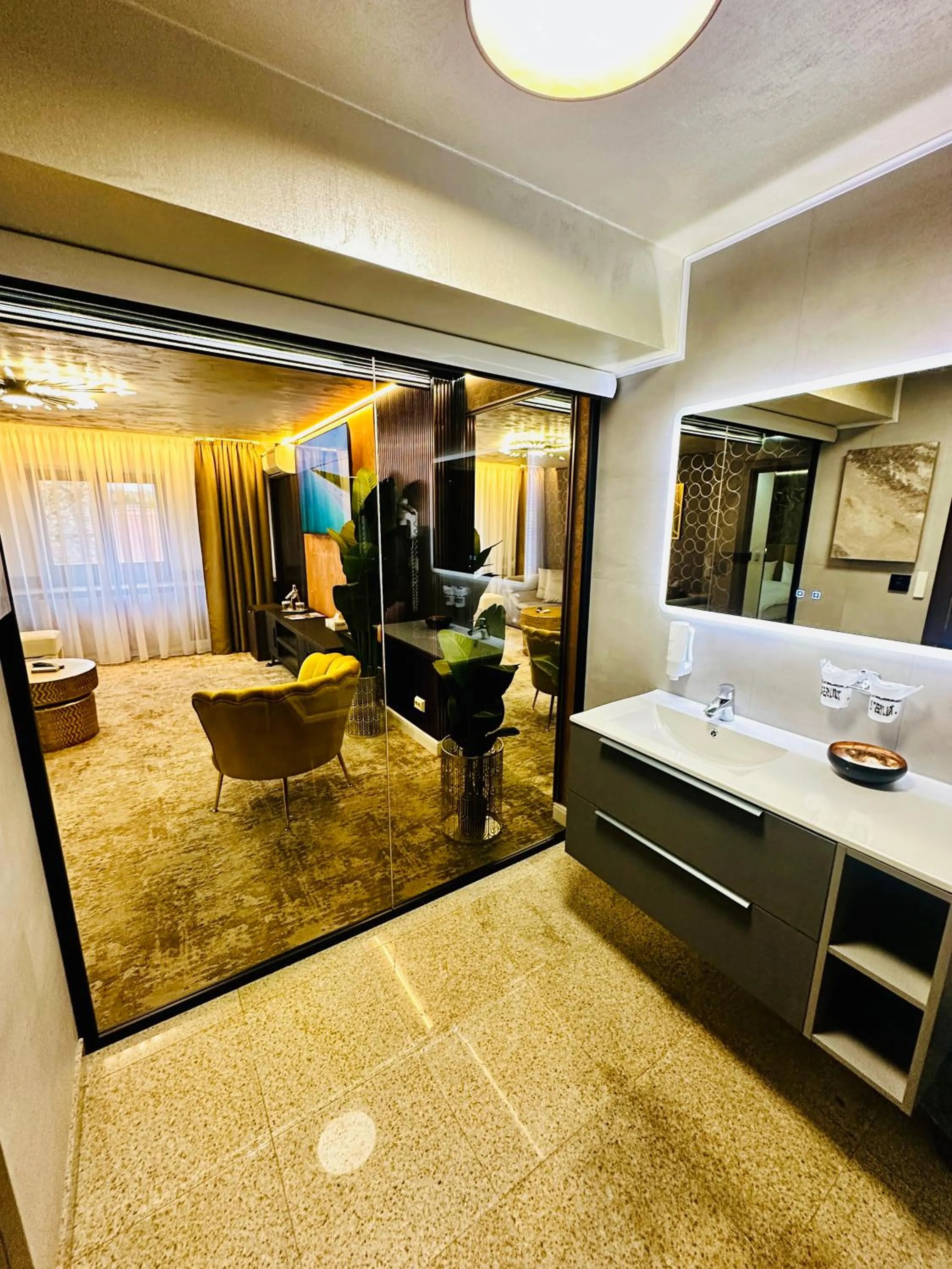 Living room in Villa & Restaurant Levoslav House