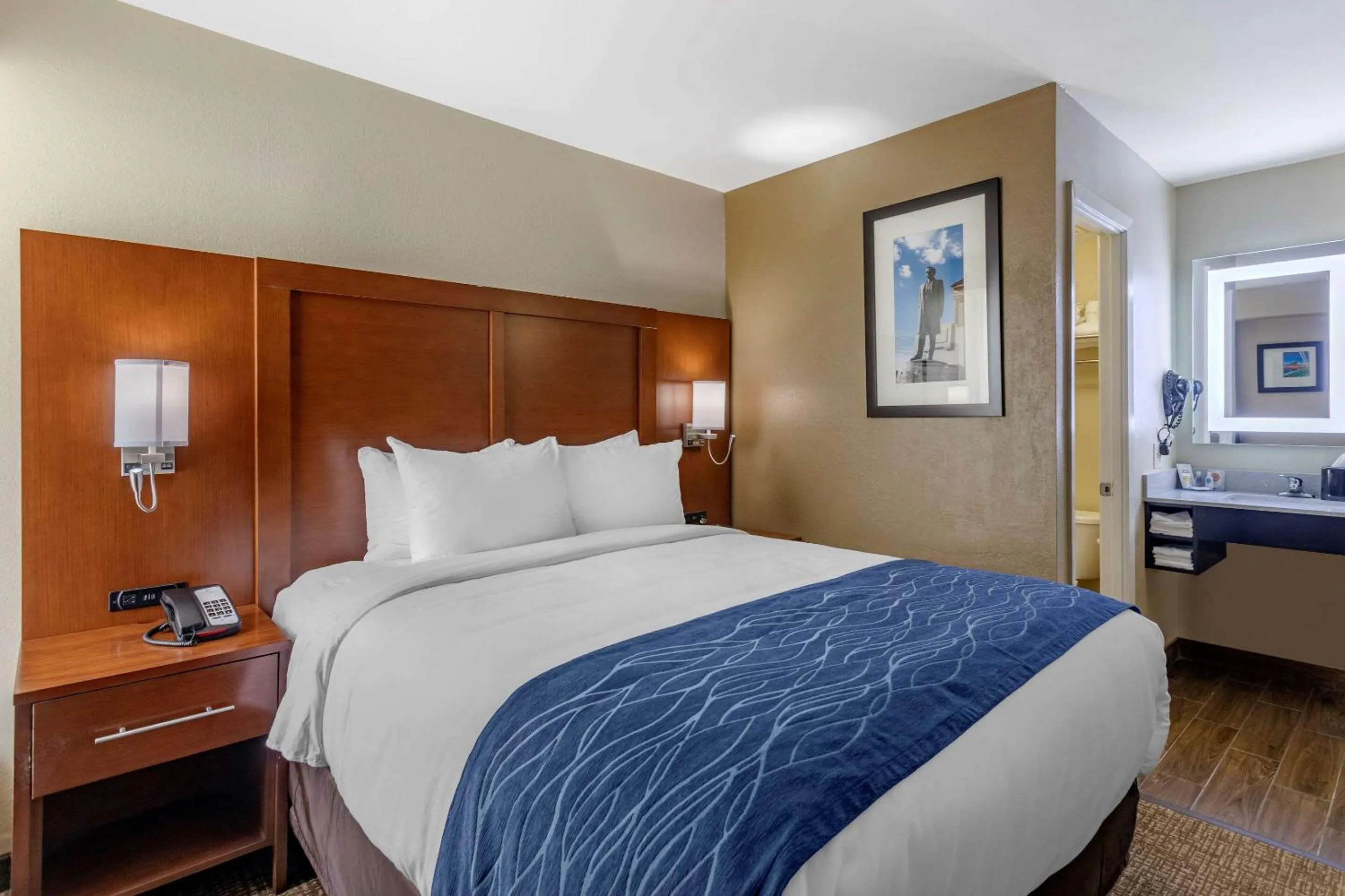 Photo of the whole room, Bed in Comfort Inn Nashville - Opryland Area