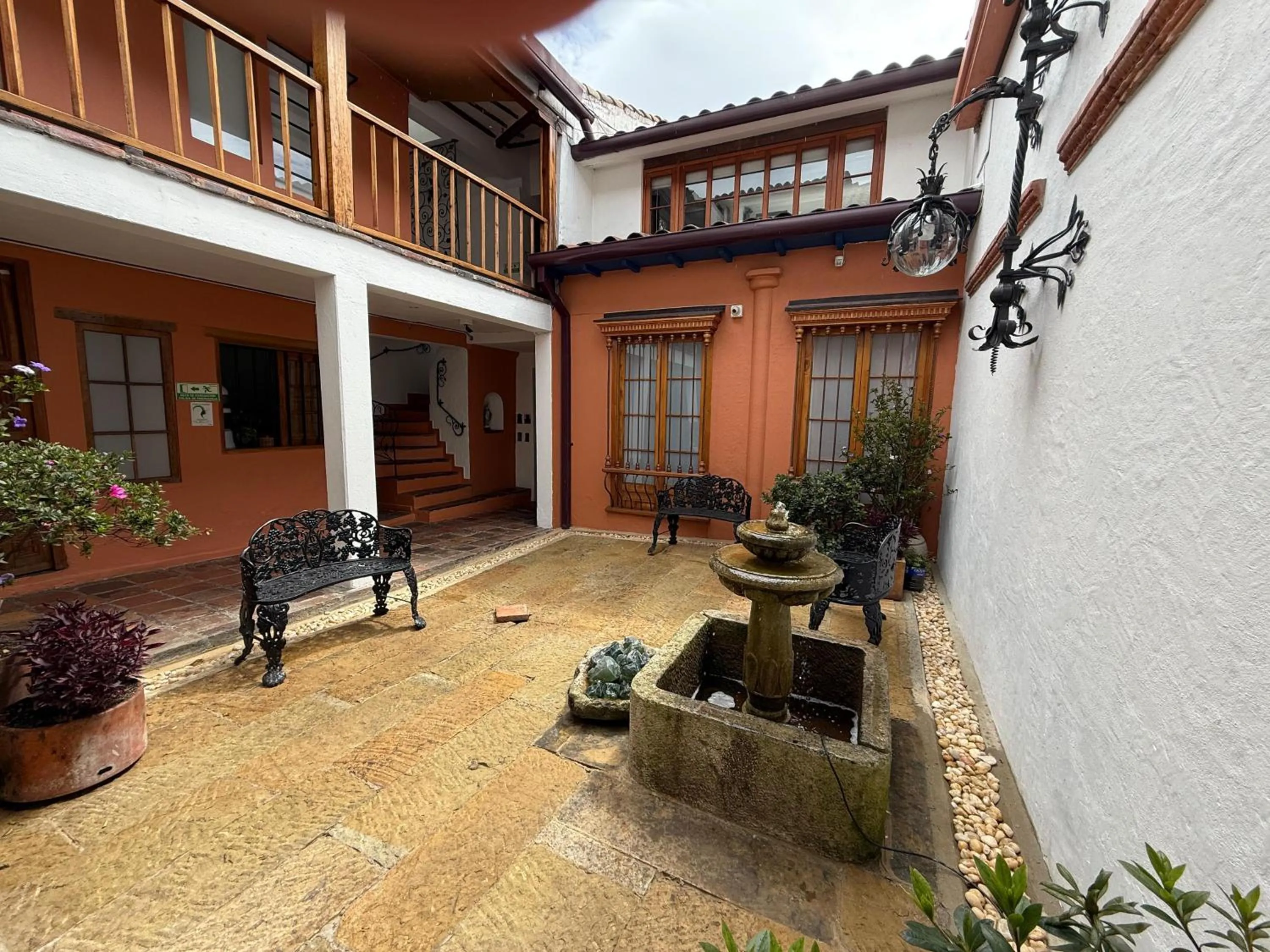 Patio in Apartaestudios La Candelaria