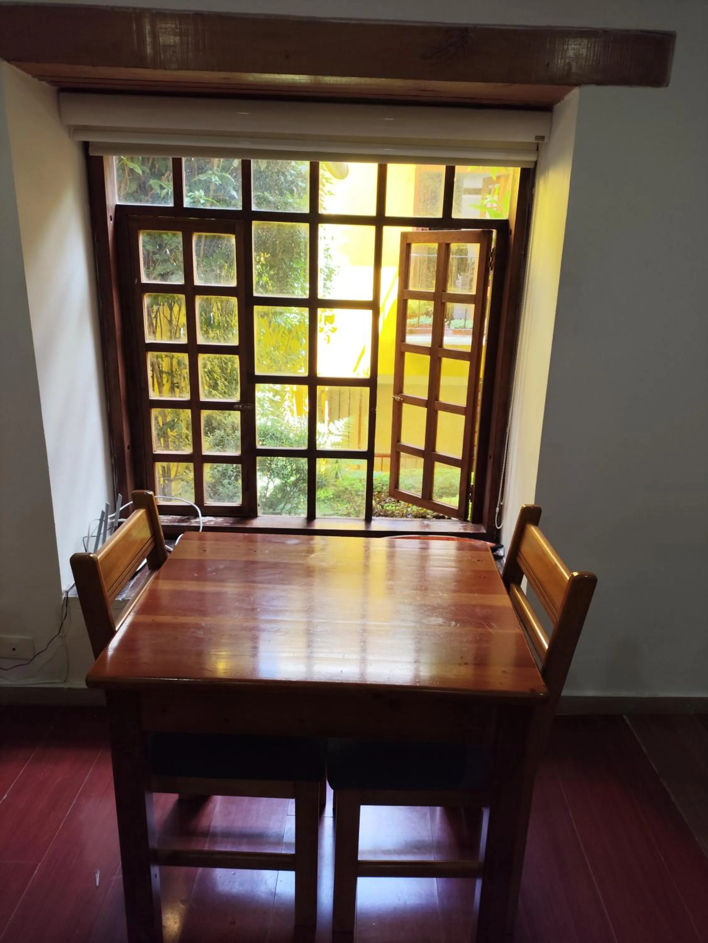 Dining area in Apartaestudios La Candelaria