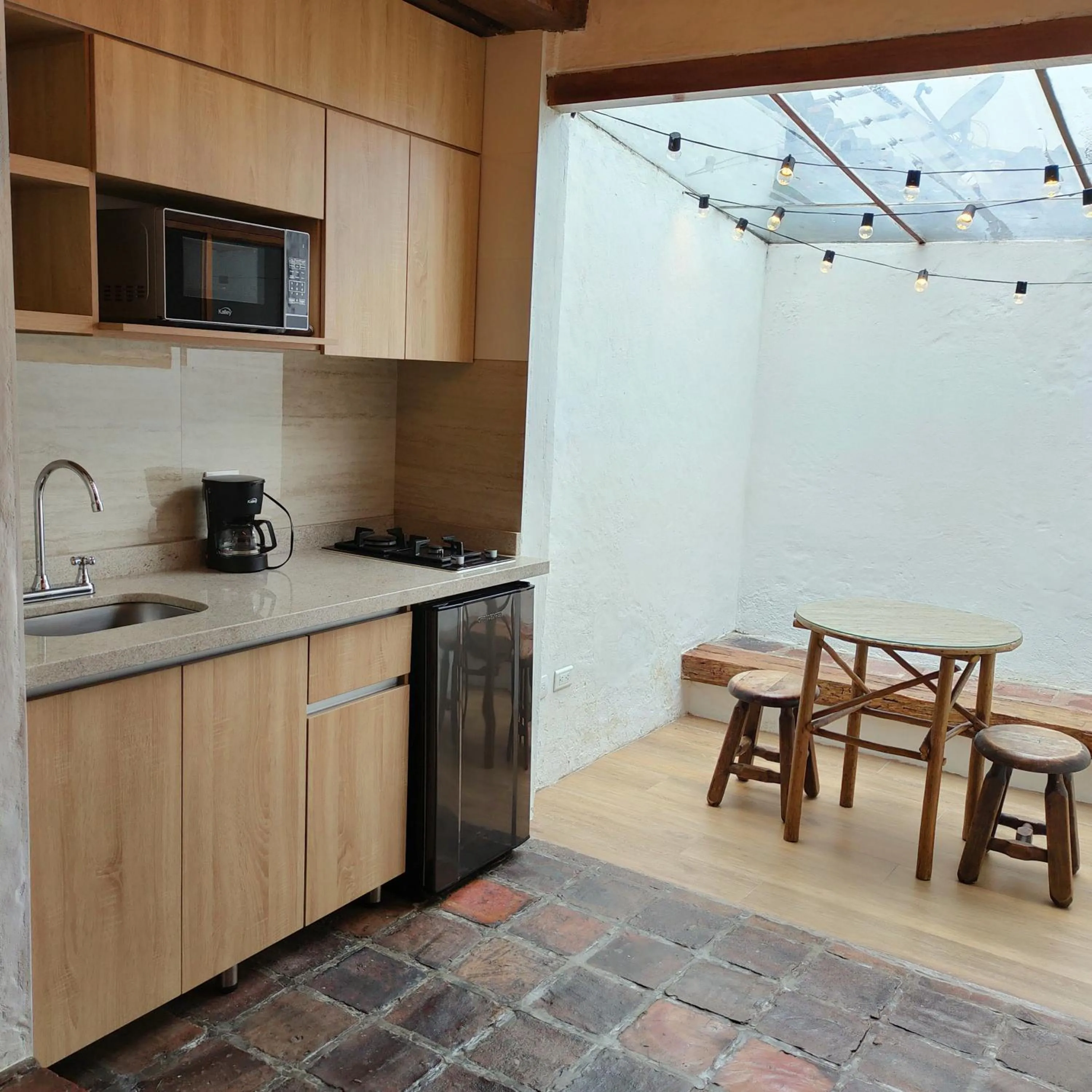 Kitchen or kitchenette in Apartaestudios La Candelaria