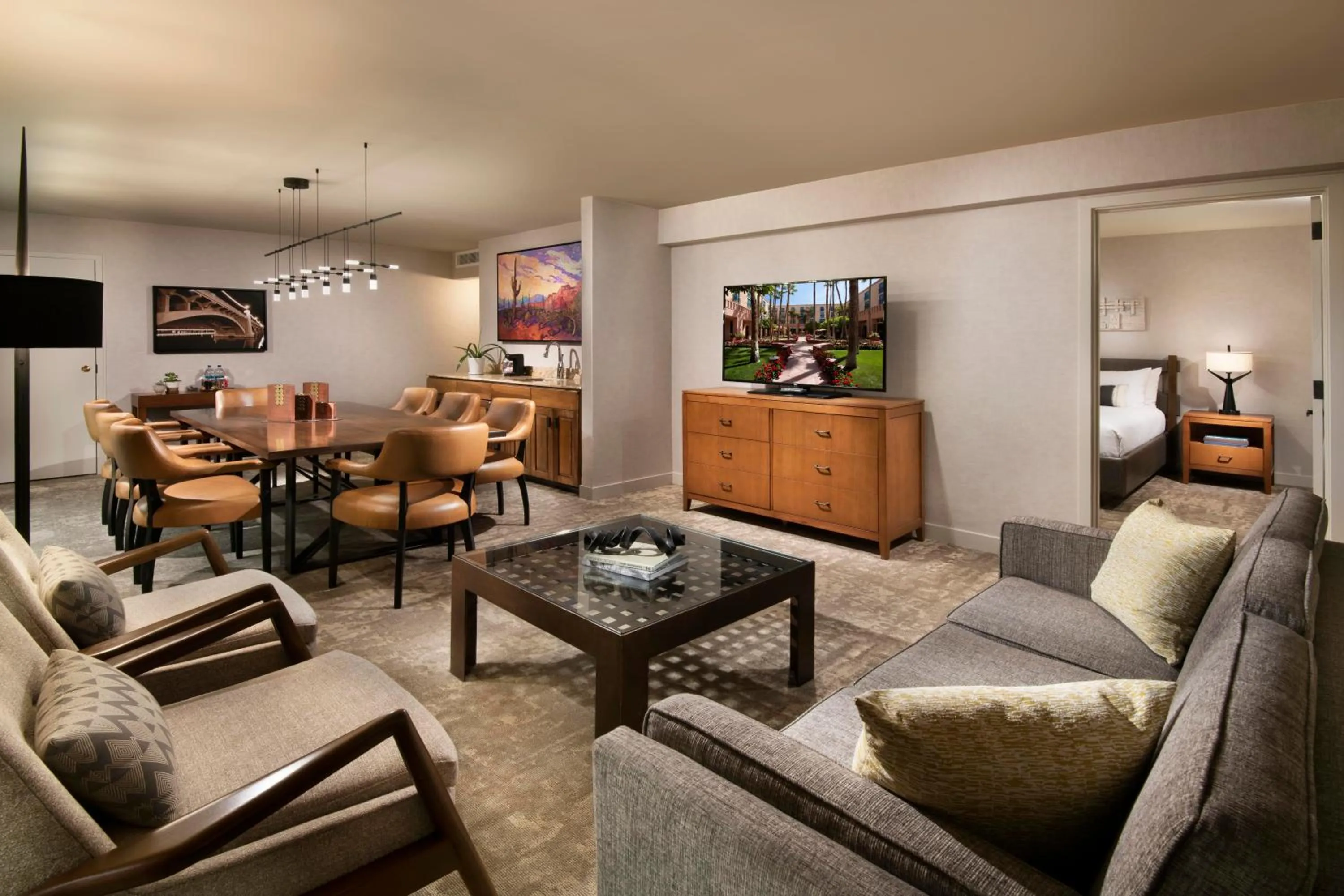 Seating area in Tempe Mission Palms