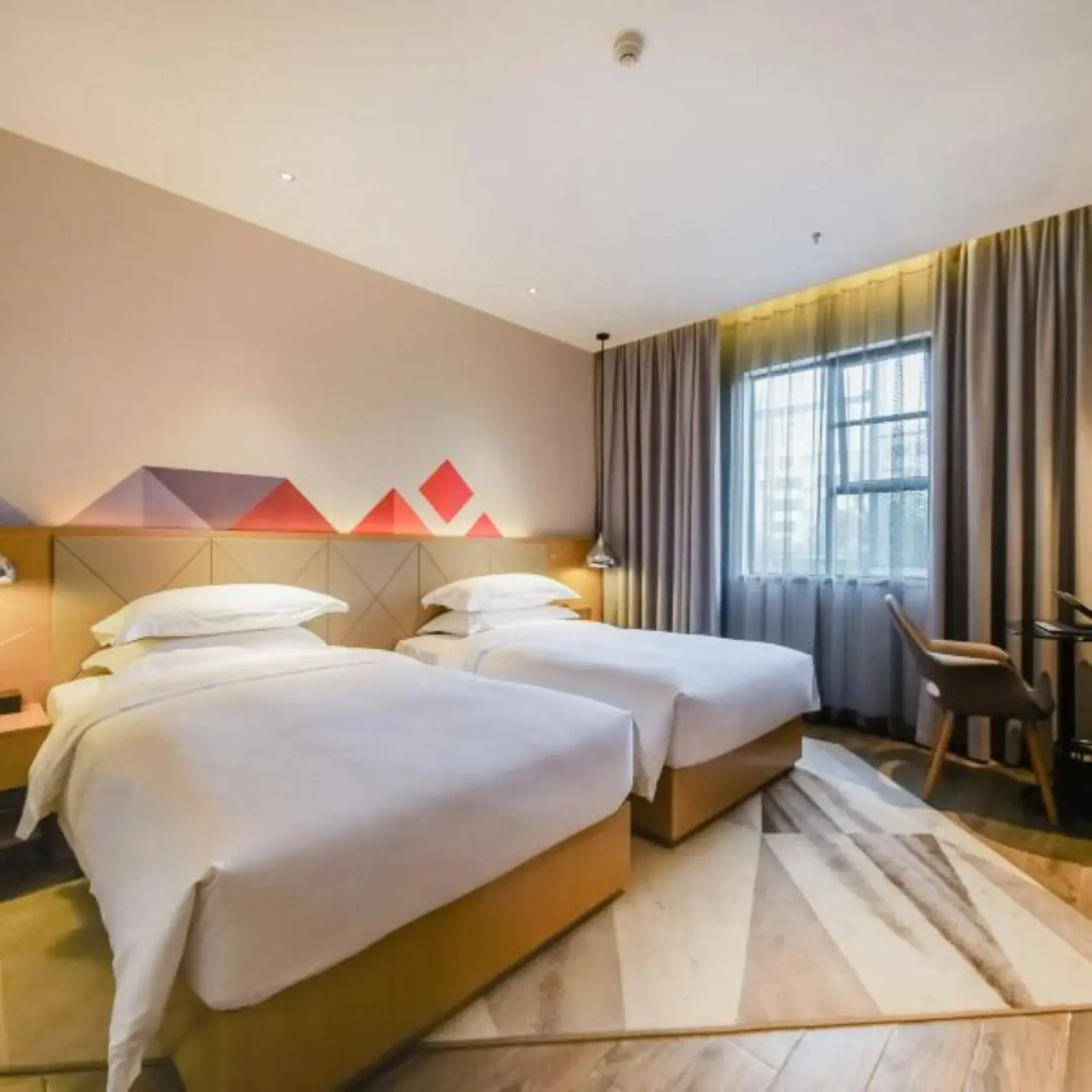 Superior Twin Room in Borrman International Hotel Canton Tower Chigang Metro Station Flagship Branch Superior Twin Room in Borrman International Hotel Canton Tower Chigang Metro Station Flagship Branch