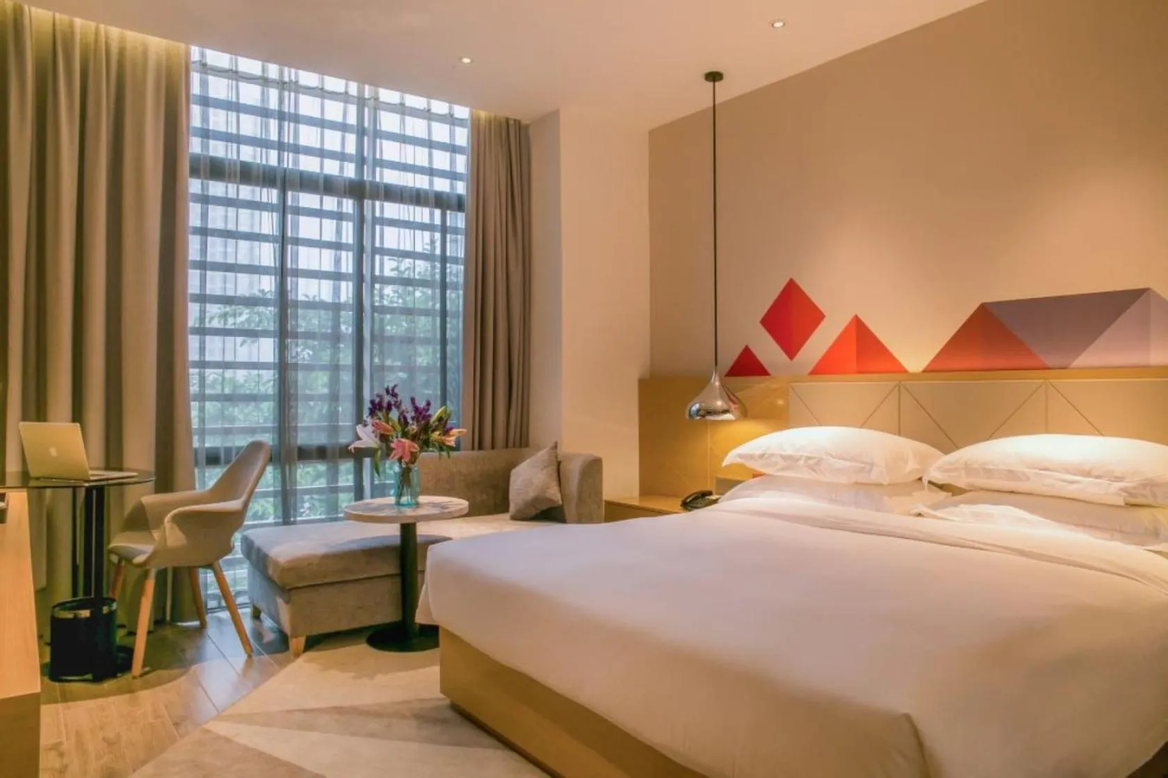 Bed in Borrman International Hotel Canton Tower Chigang Metro Station Flagship Branch