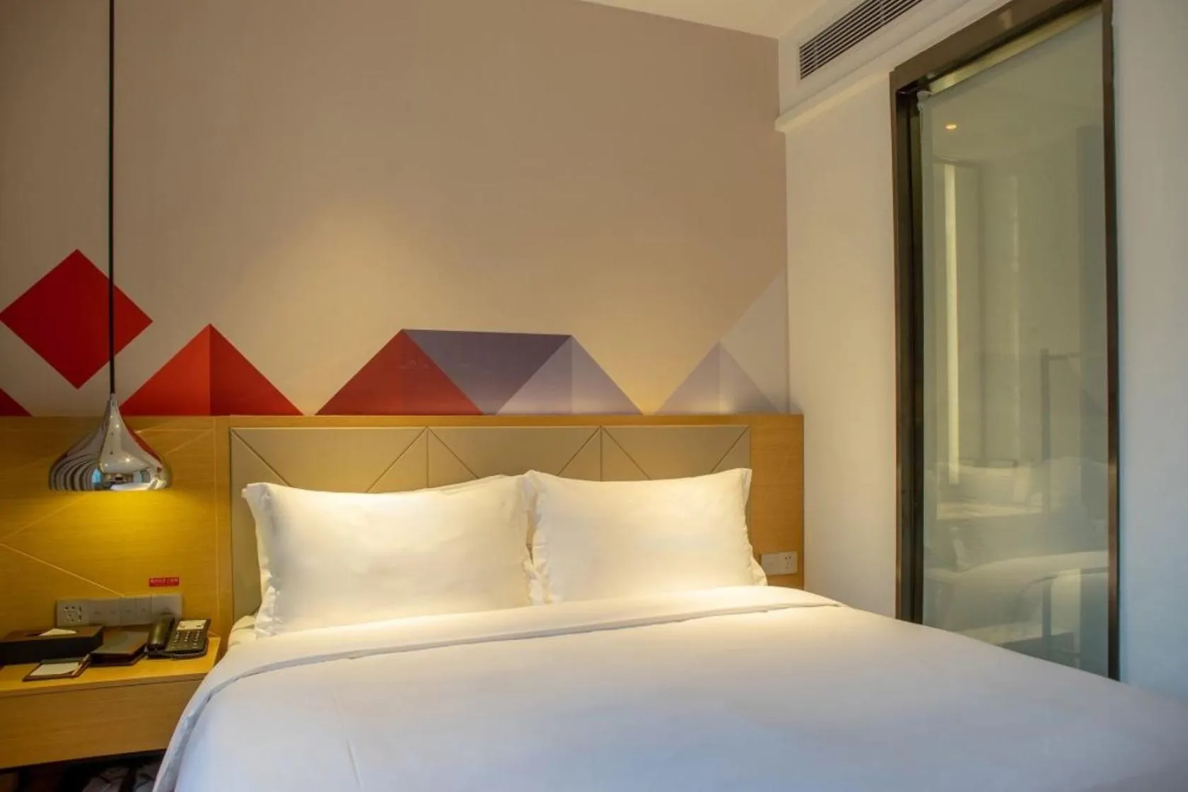 Bed in Borrman International Hotel Canton Tower Chigang Metro Station Flagship Branch