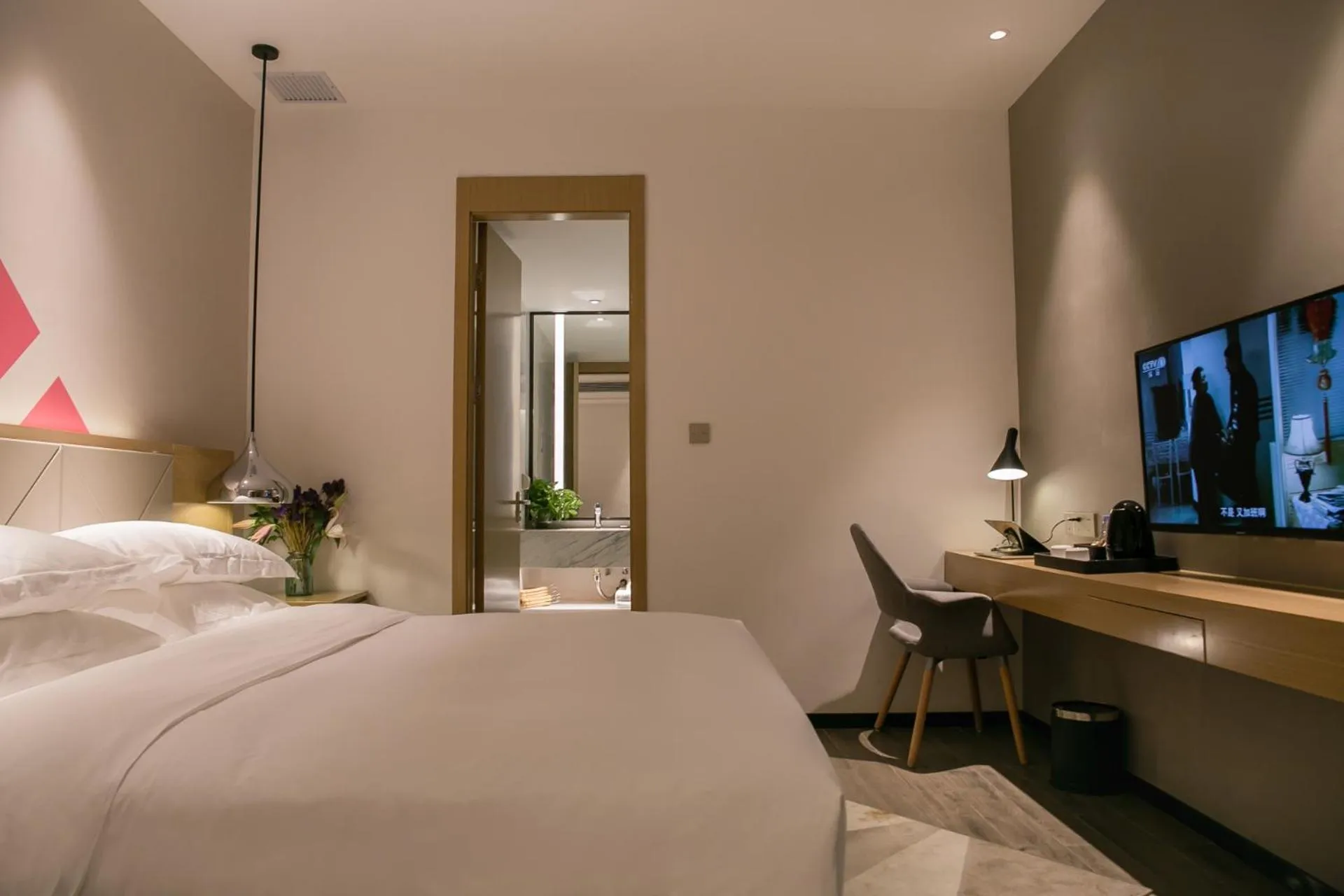 Bed in Borrman International Hotel Canton Tower Chigang Metro Station Flagship Branch