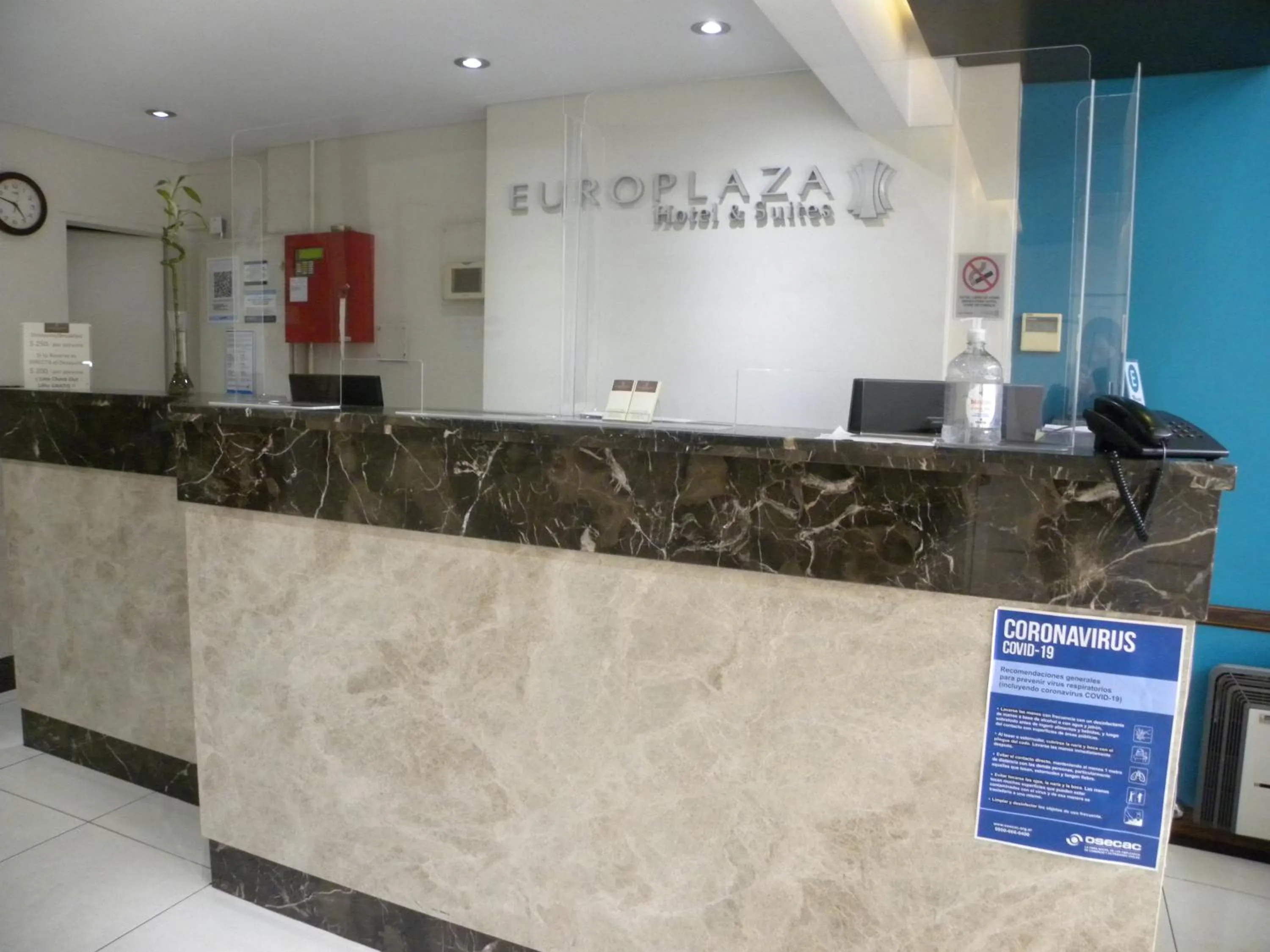 Lobby or reception in Europlaza Hotel & Suites