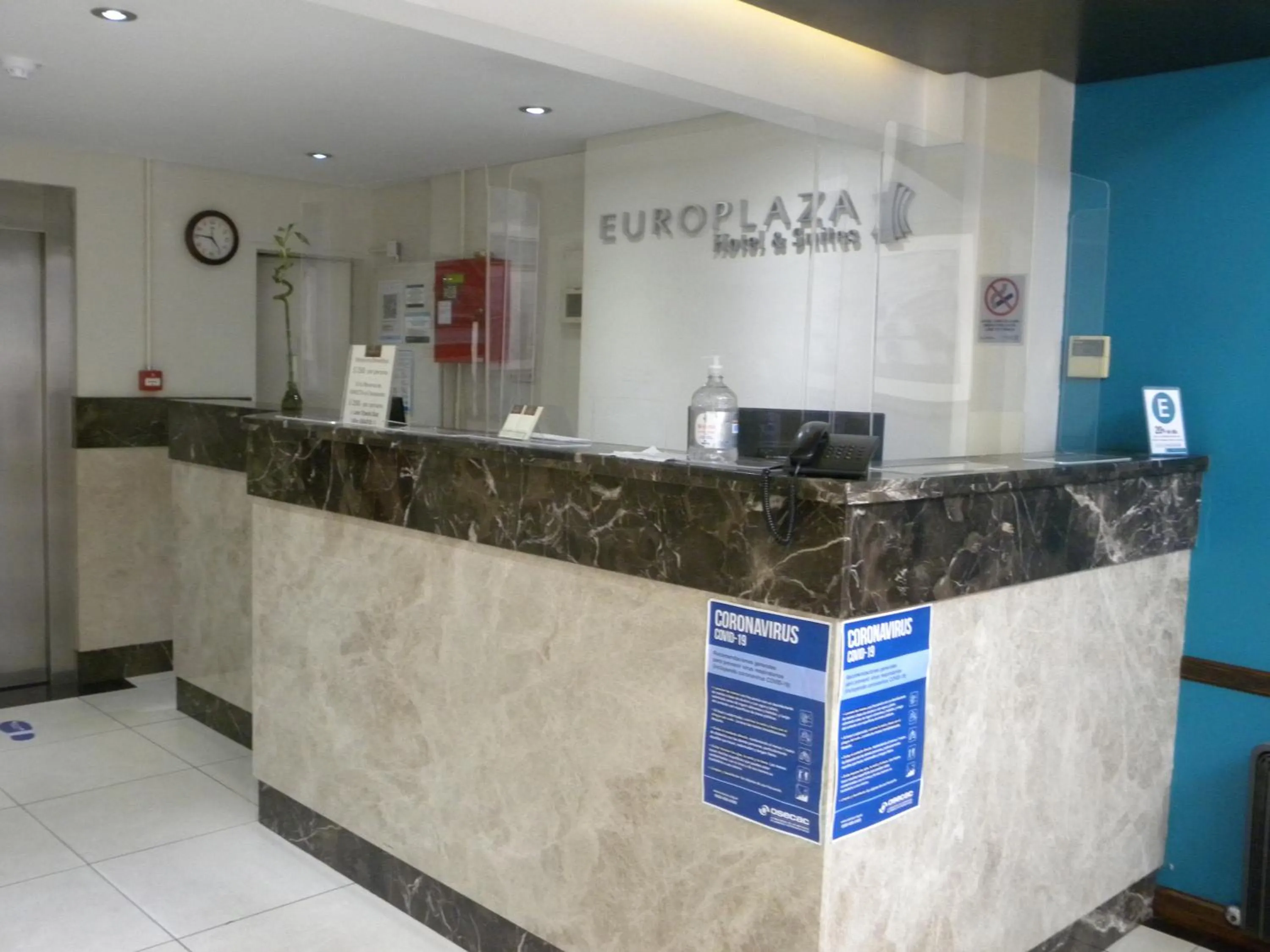 Lobby or reception in Europlaza Hotel & Suites