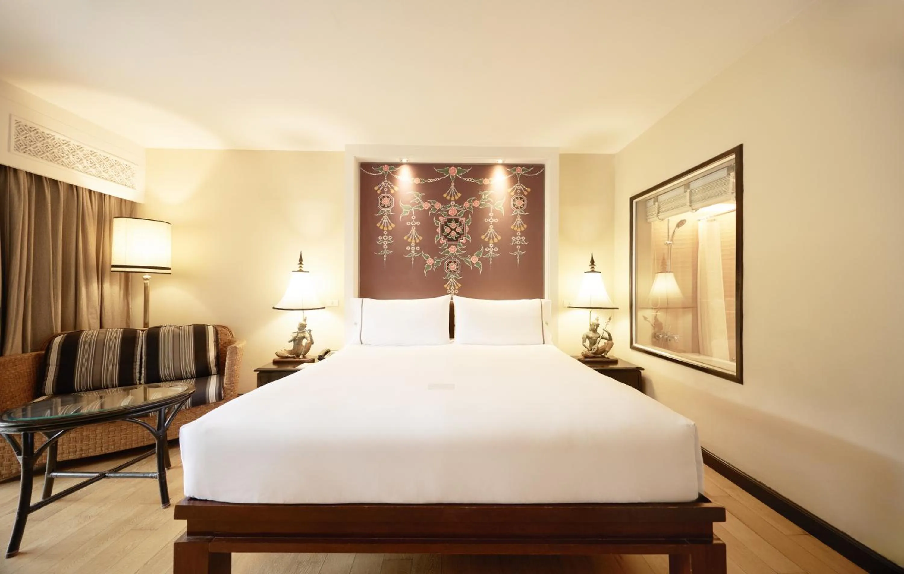 Bed in Siam Bayshore Resort Pattaya