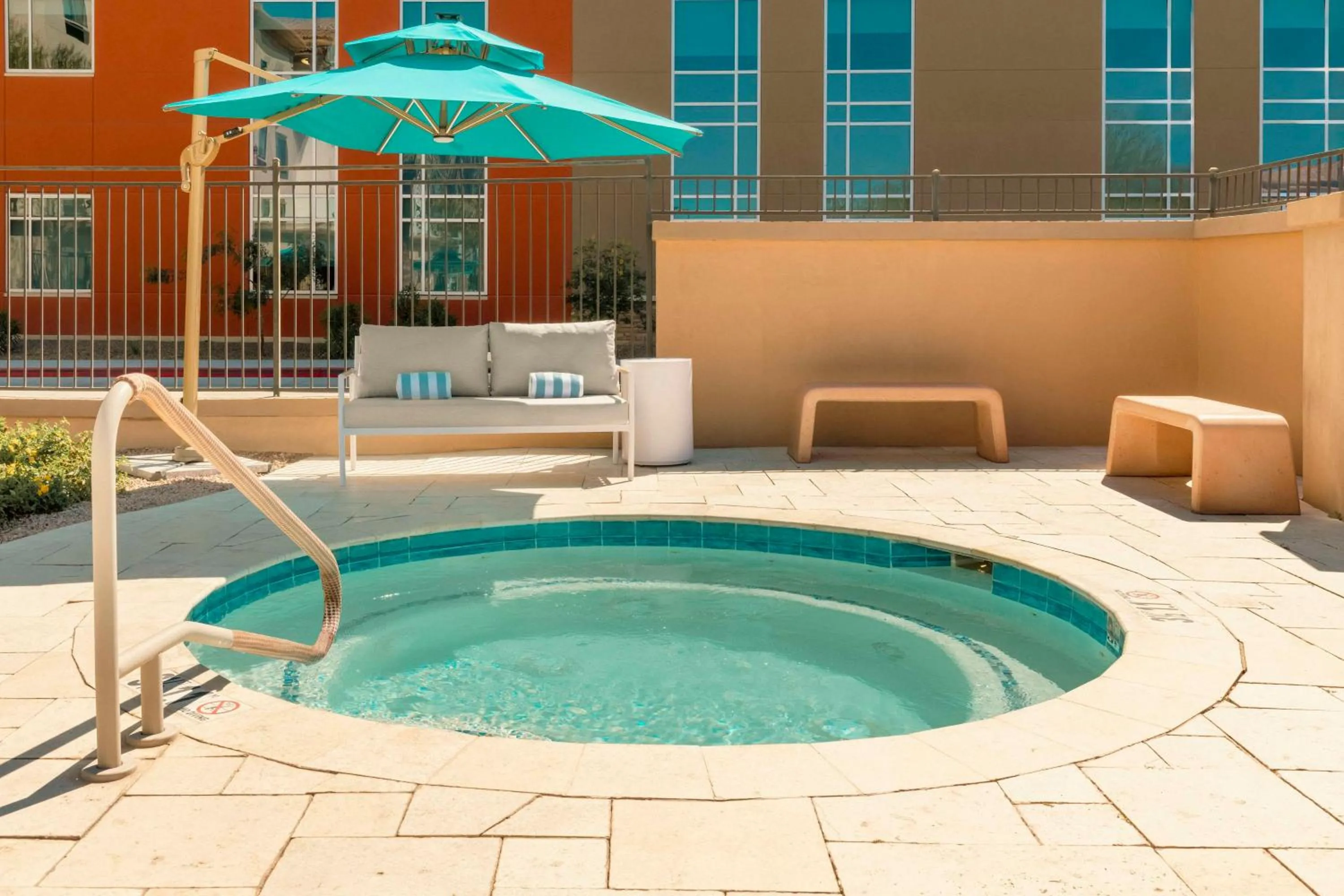 Pool view in DoubleTree by Hilton Phoenix-Gilbert